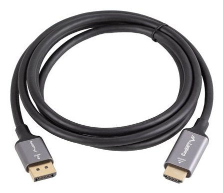 EAN 5901969441536 - Lanberg CA-DPHD-20CU-0018-BK adaptador de cable de vídeo 1,8 m DisplayPort HDMI tipo A (Estándar) Negro, imagen 3