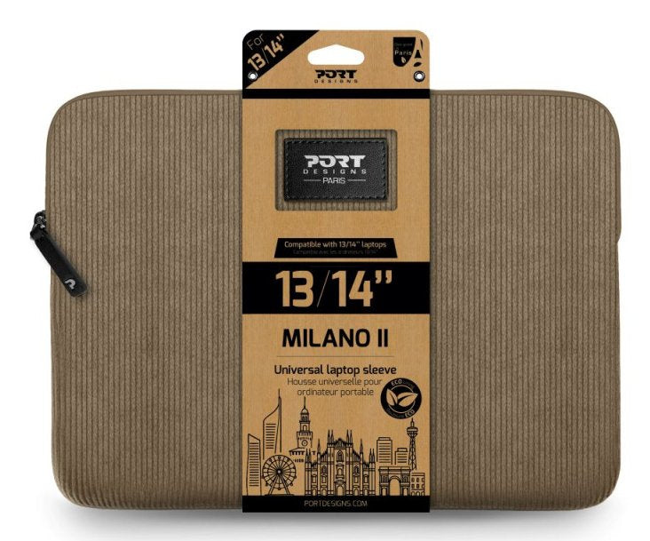 Port Designs Milano Ii Eco Sleeve 13 14 Desert Brown