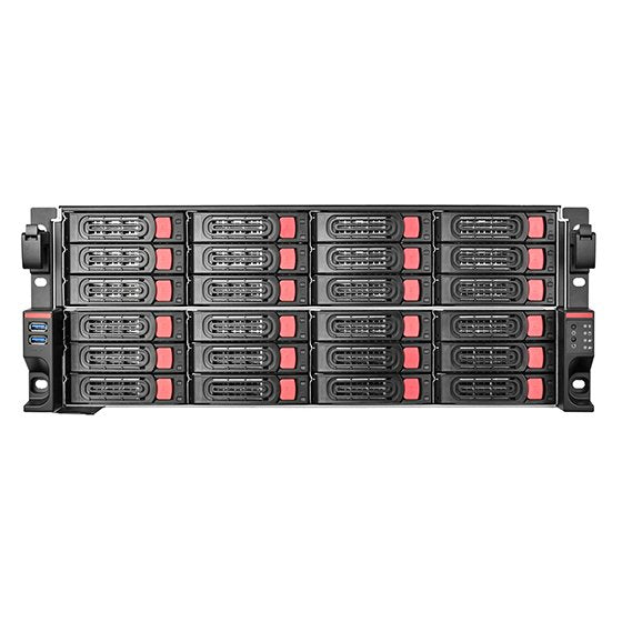 Silverstone Technology Sst-Rm43-324-Rs, Rack (Negro/Rojo, 4 Höheneinheiten) Sst-Rm43-324-Rs