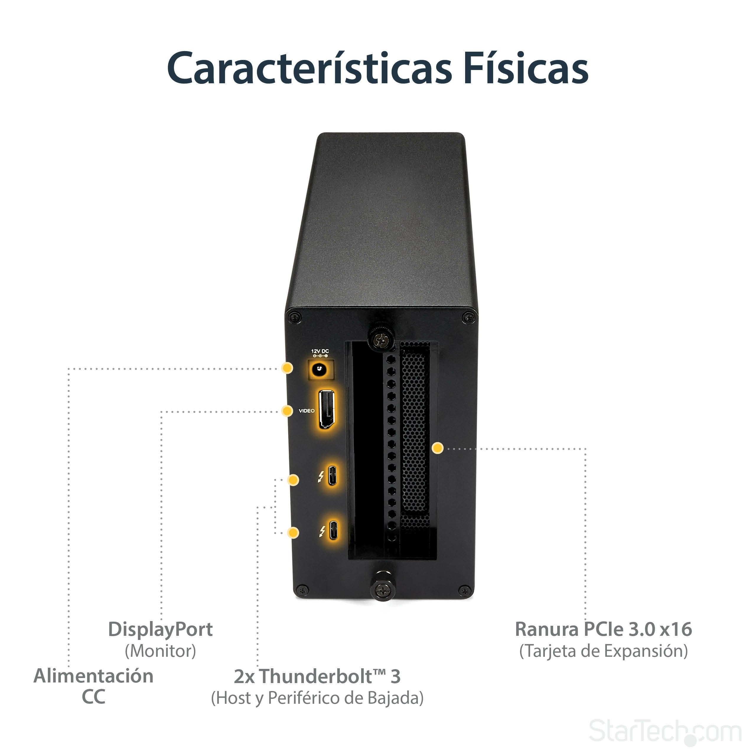 EAN 0065030868440 - StarTech.com TB31PCIEX16 base para portátil y replicador de puertos Alámbrico Negro imagen 10