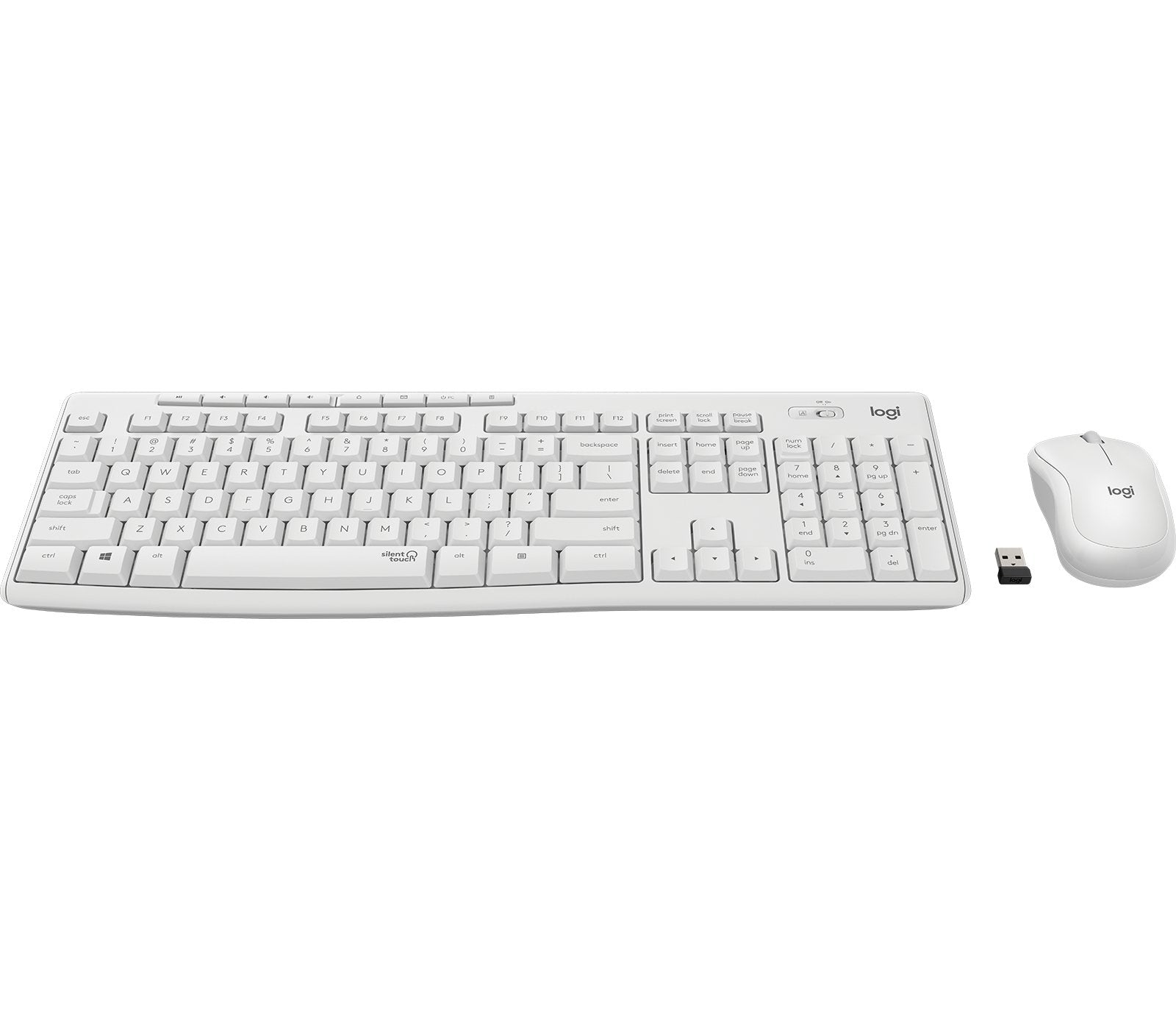 Logitech Teclado (Nordic) + Raton Mk295 Silent Wireless Combo Keyboad & Mouse Set - Nordic Layout