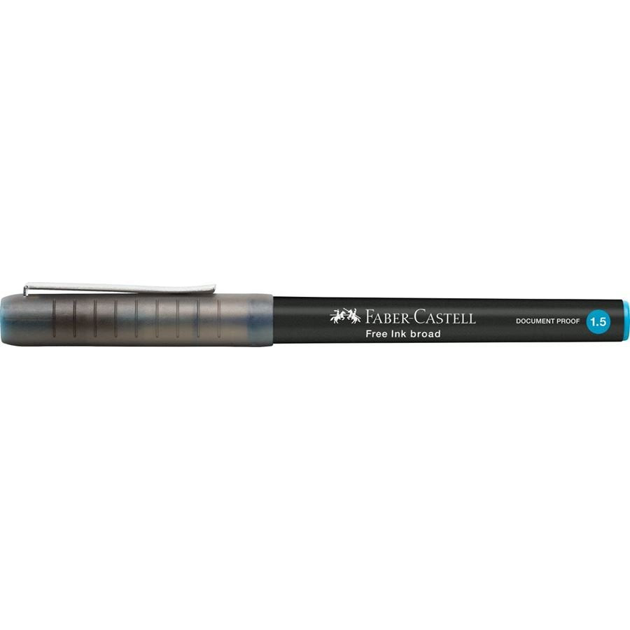 Faber-Castell Free Ink Roller De Tinta Gris 1.5 Mm Color De Escritura Azul