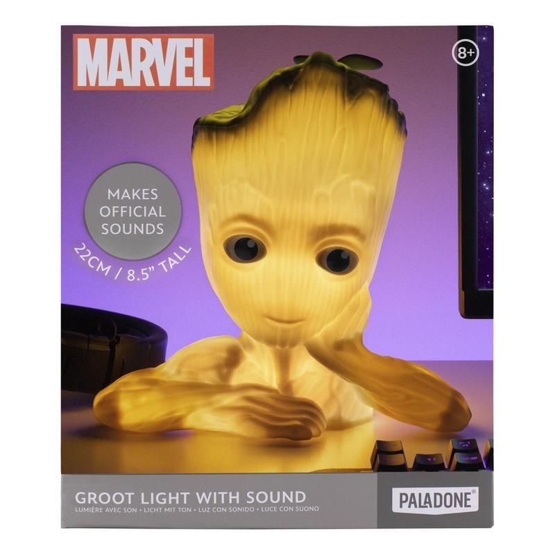 Lampara Con Sonido Paladone Marvel Groot