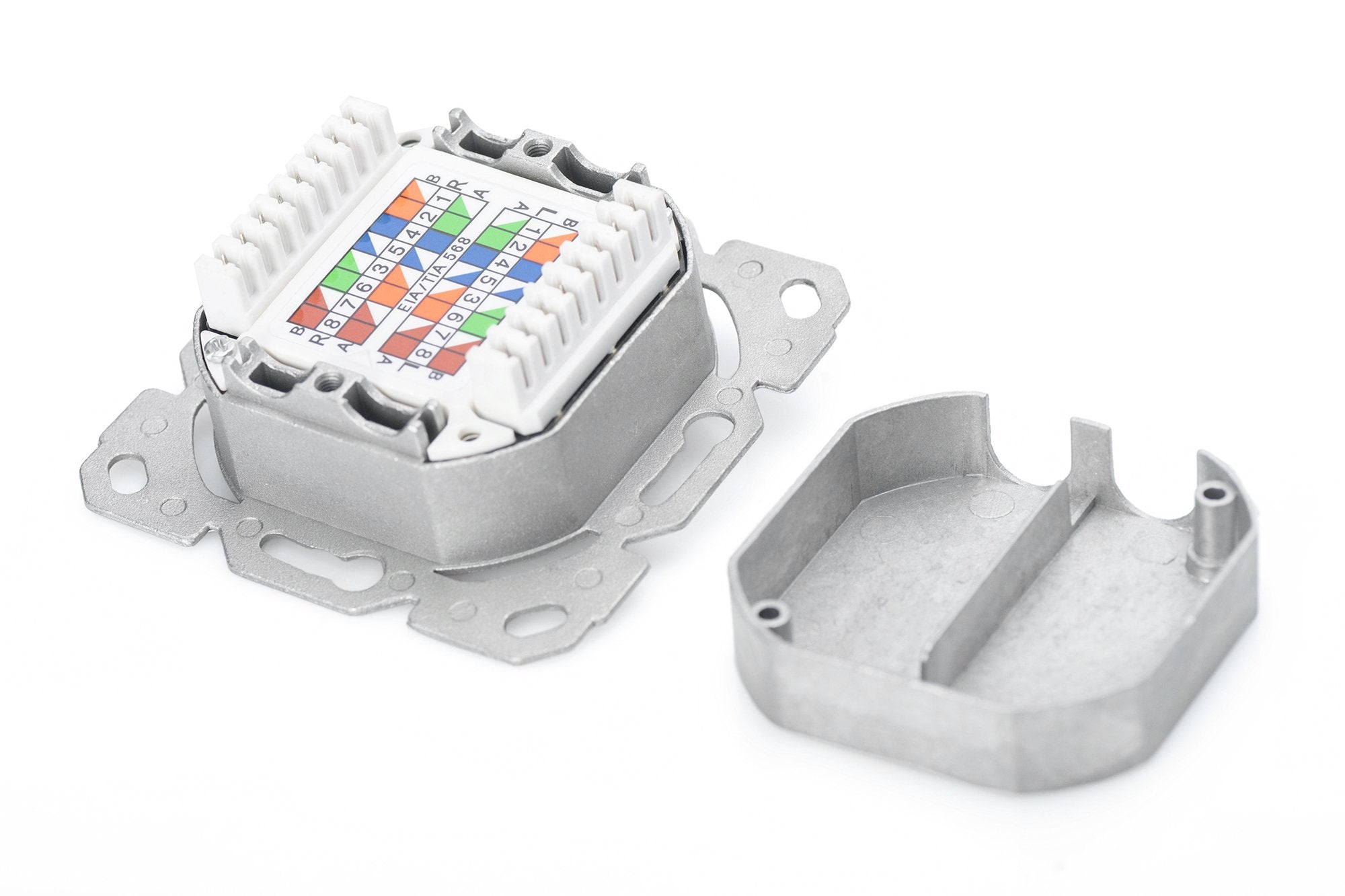 EAN 4016032320197 - Digitus DN-9007-1 toma de corriente 2 x RJ-45 Blanco imagen 6
