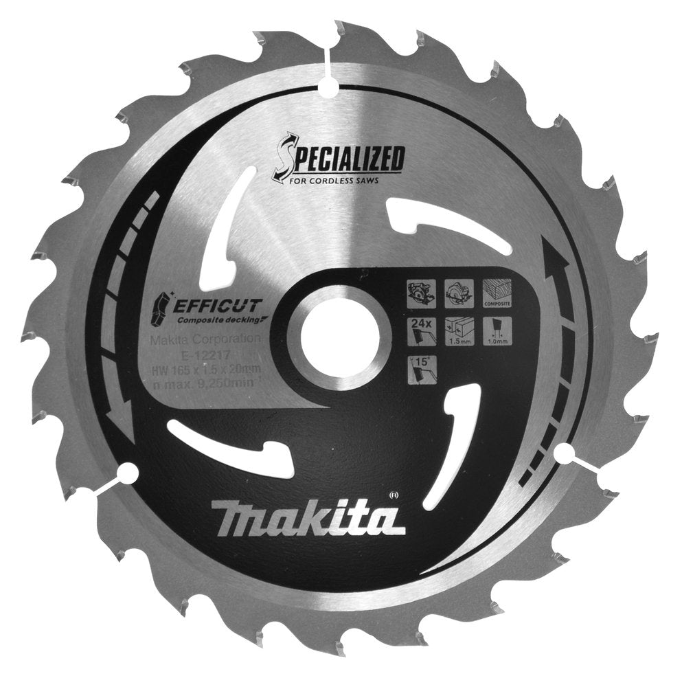 EAN 0088381584753 - Makita E-12217 hoja de sierra circular 16,5 cm 1 pieza(s) imagen 1