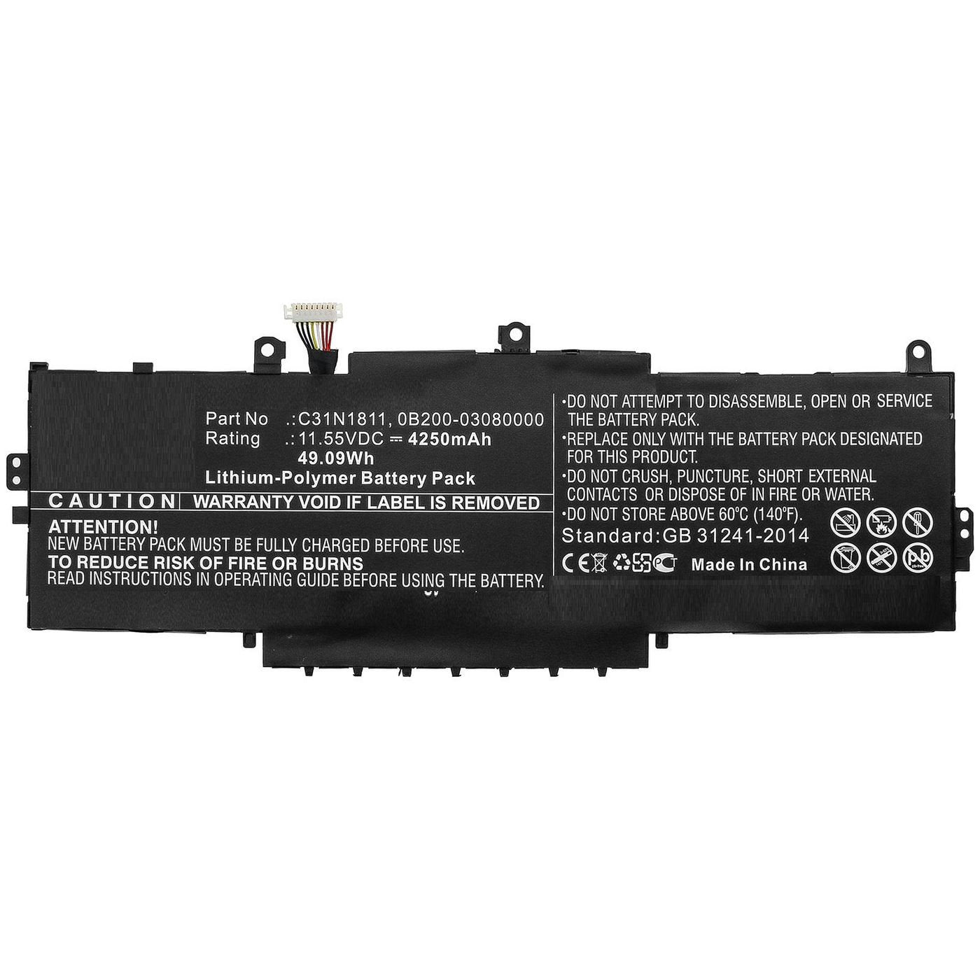 EAN 5704174371304 - CoreParts MBXAS-BA0248 refacción para laptop Batería imagen 1