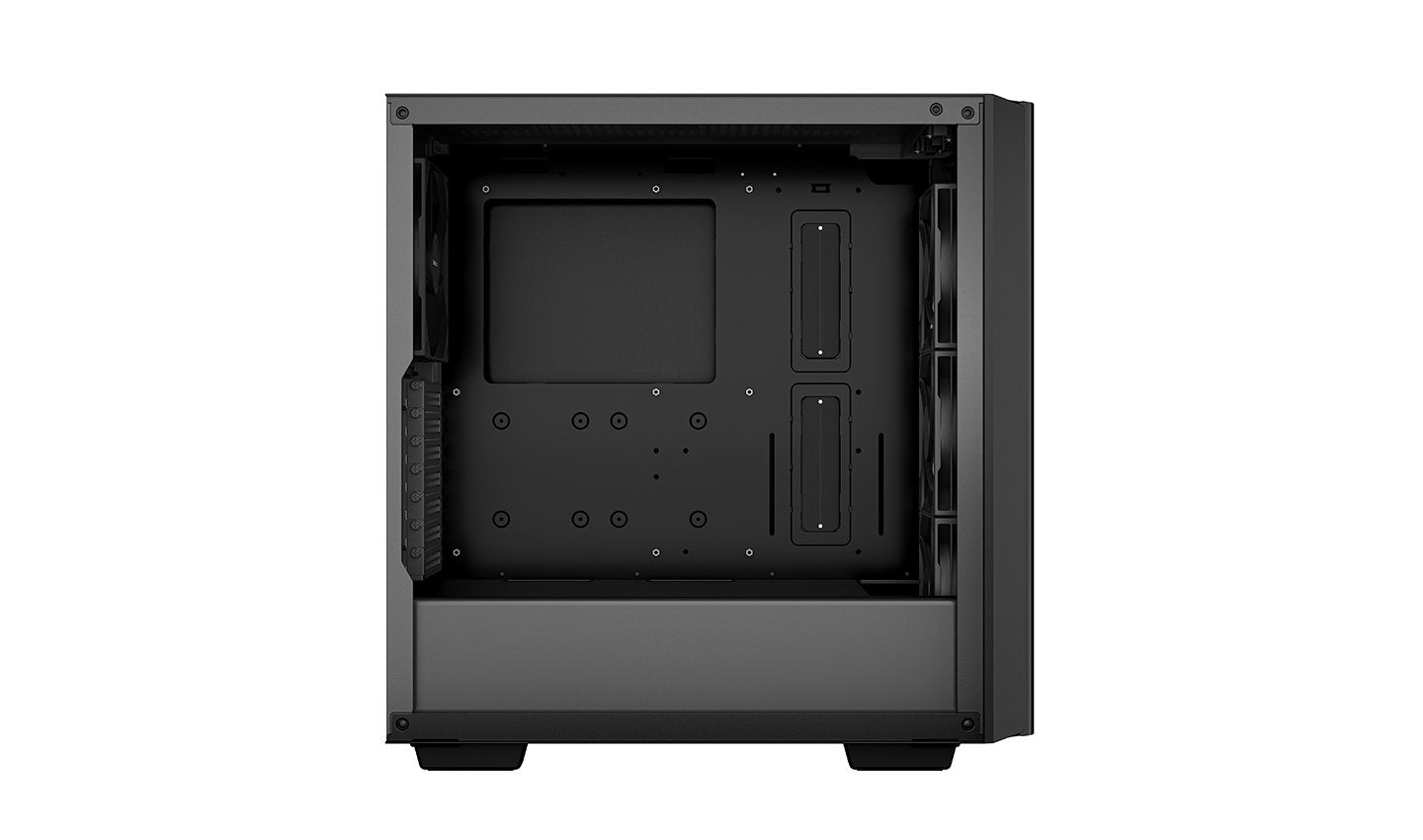 Caja Pc Deepcool E-Atx Cg540 Rgb 4f Black Tempered Glass Bahias 2x3.5, 2x2.5/Audio In/Out/2xusb3.0