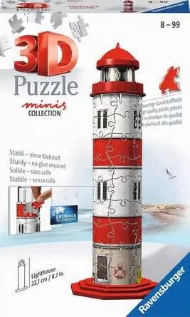 Ravensburger Puzzle 3d Mini Faro 54 Piezas 11273