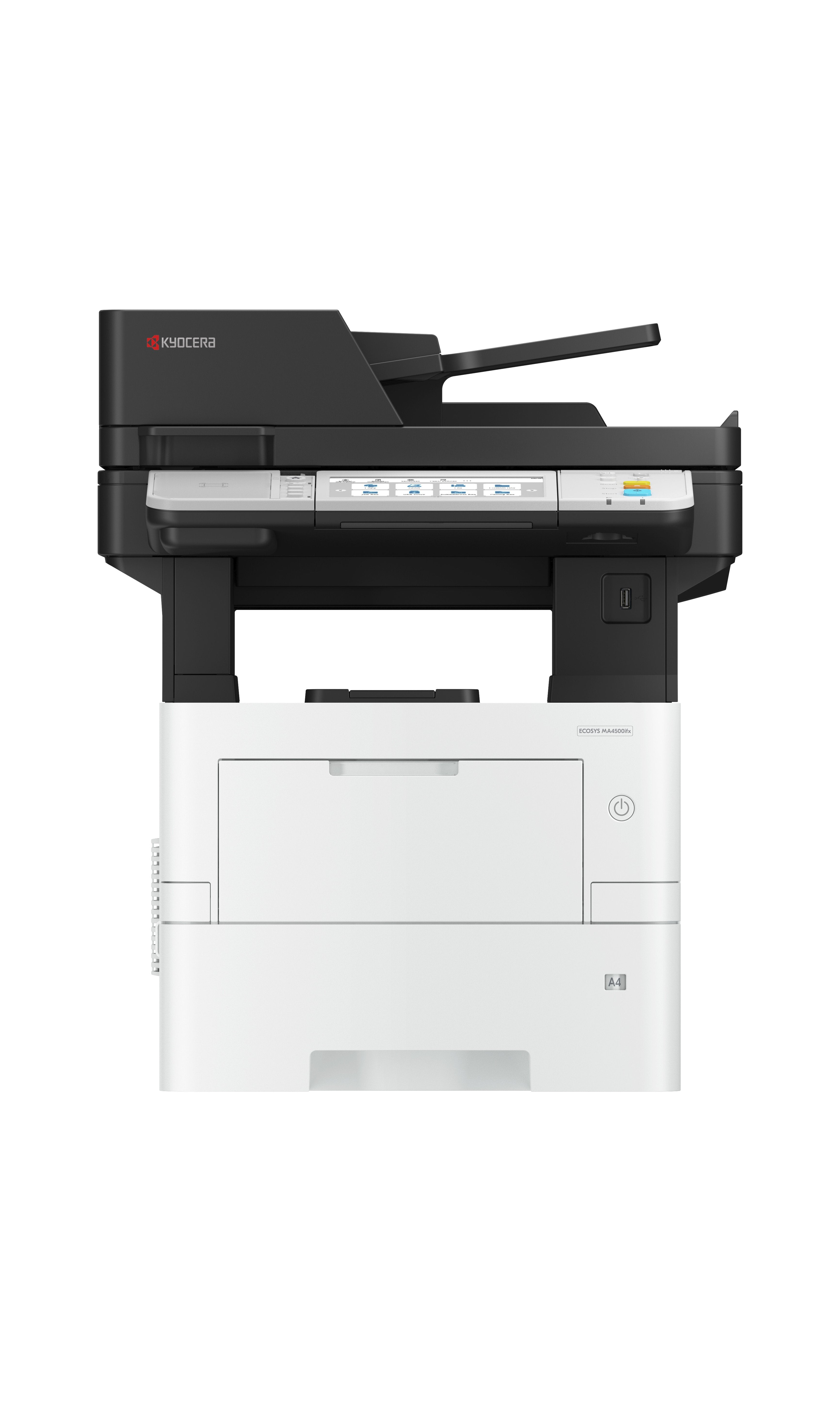 Kyocera Ecosys Ma4500ifx (Incl. 3 Años Kyocera Life Plus), Impresora Multifunción Gris/Negro, Escanear, Copiar, Fax, Usb, Lan