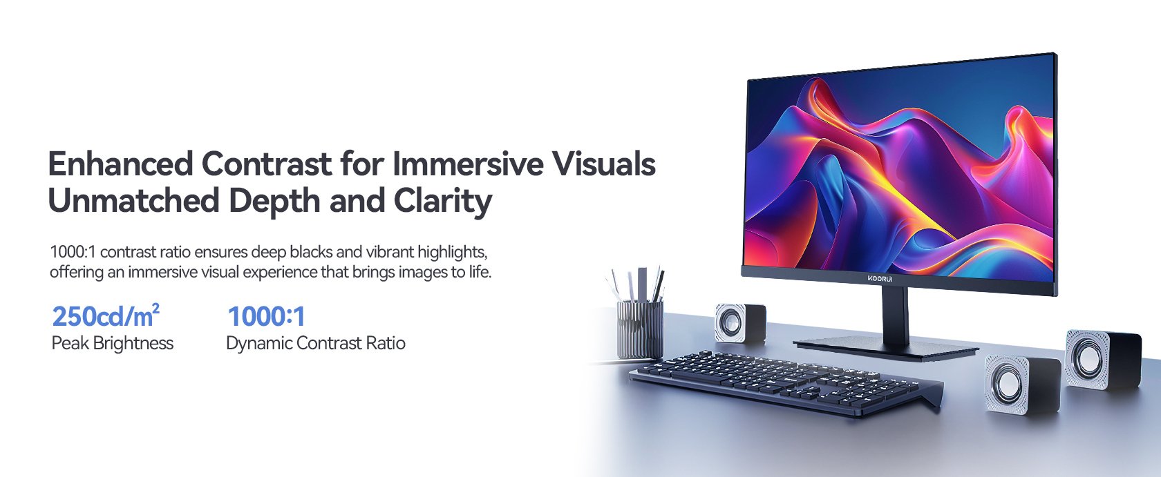 Koorui E2411h Fhd Office-Monitor 60,5 Cm (23,8 Zoll)