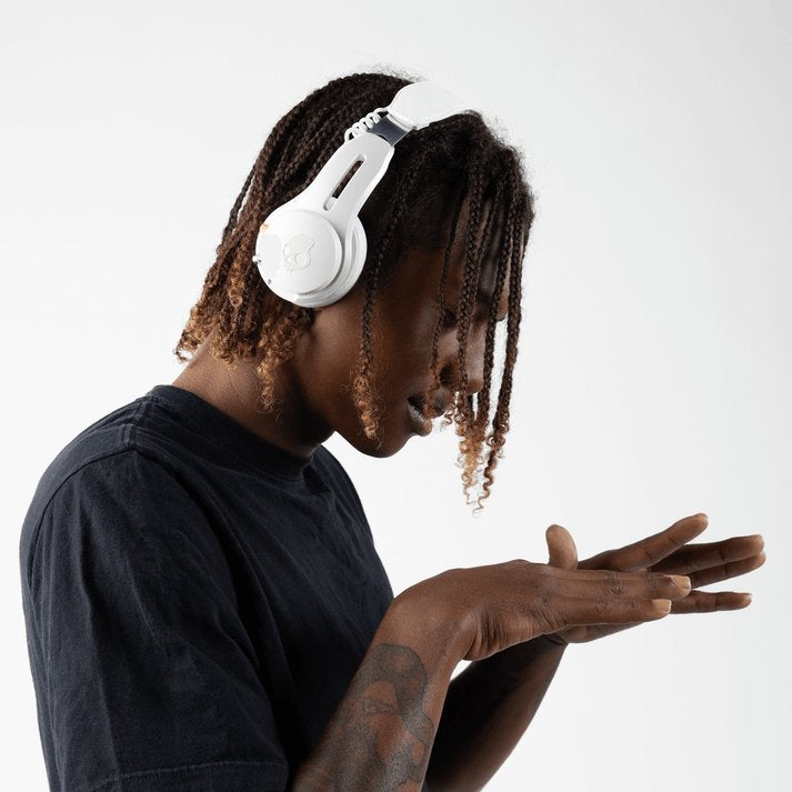 Skullcandy Icon Anc Wireless On-Ear Bone/Orange Glow