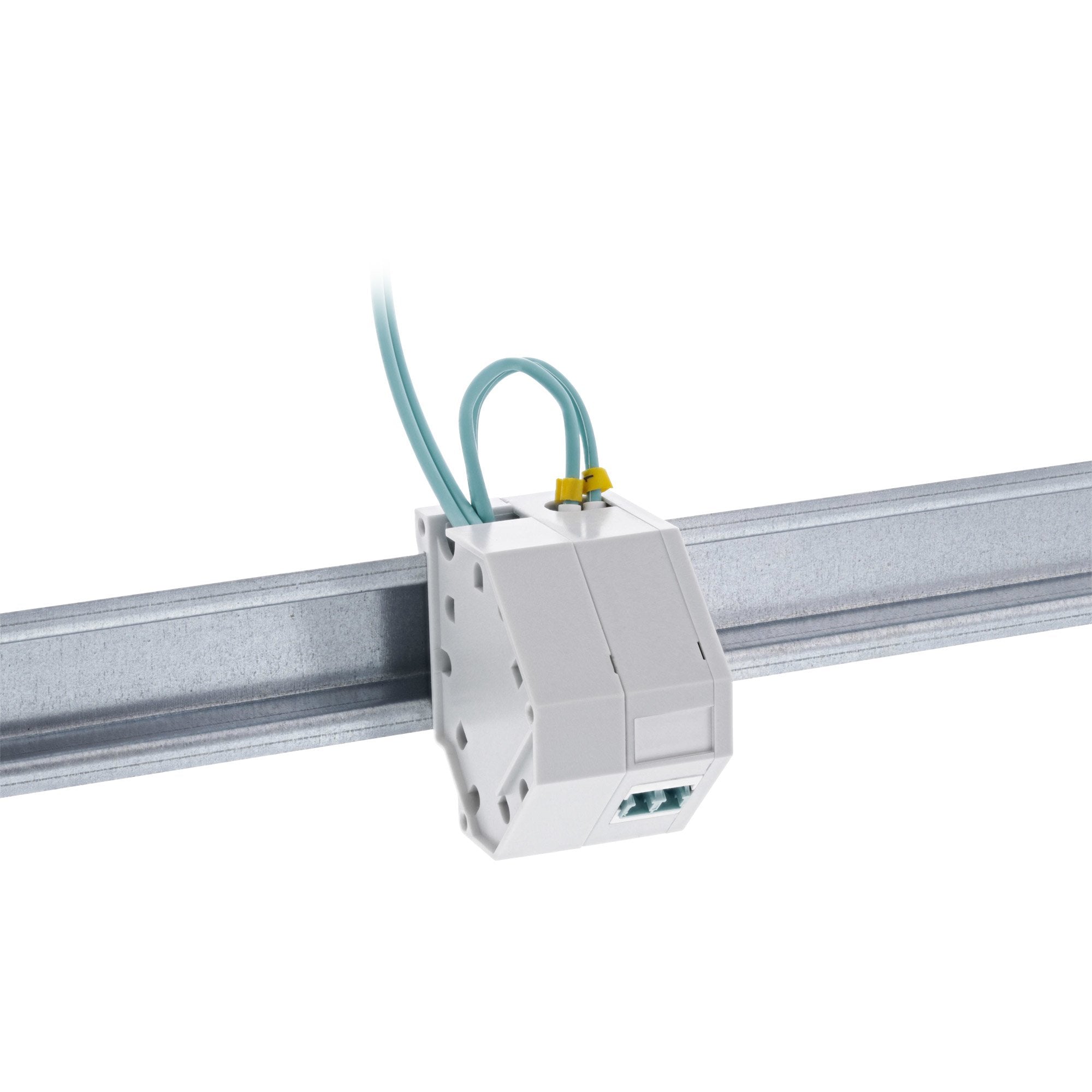 Soporte De Módulo Inline Keystone Snap-In Fiber Keystone, 1 Puerto Para Carril Din