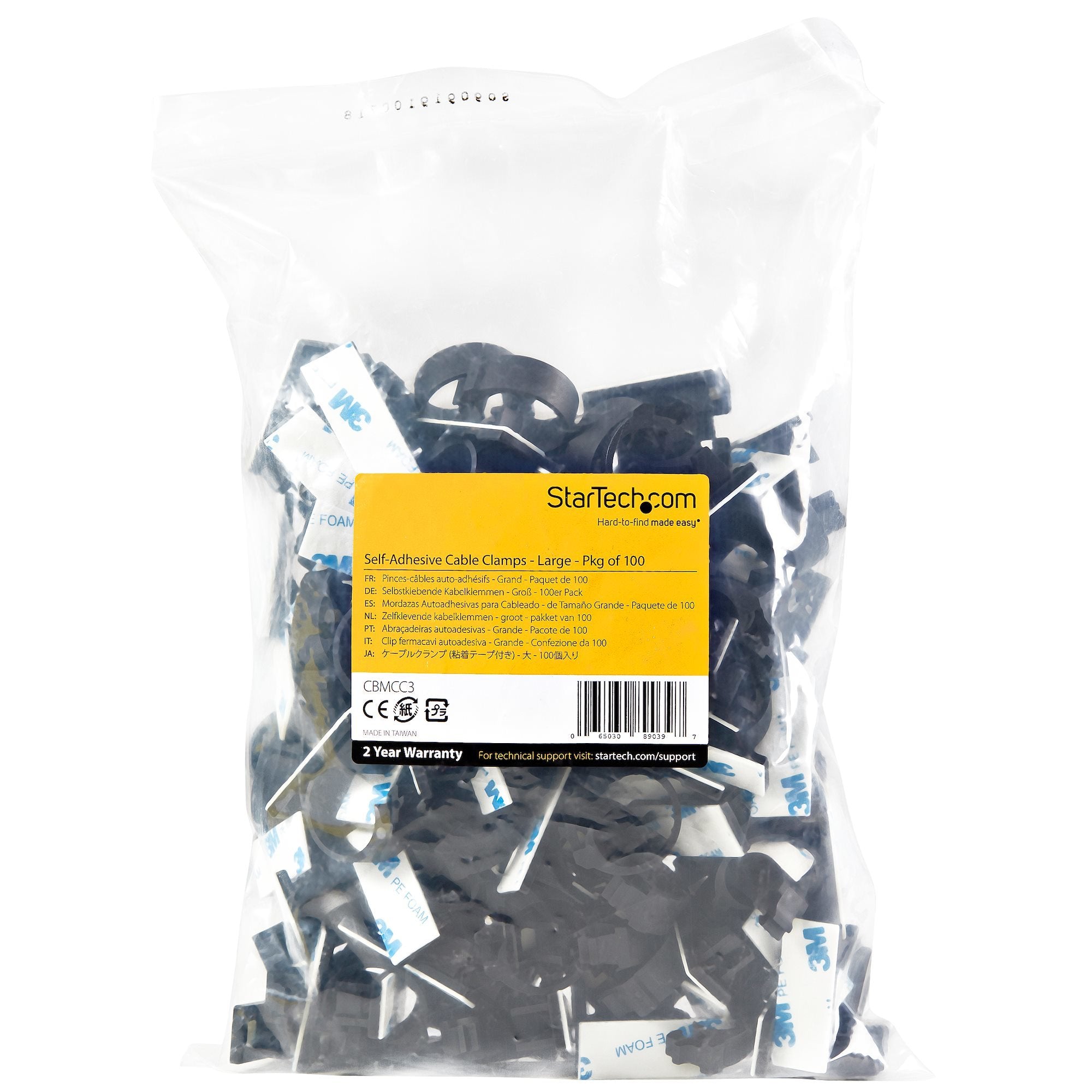 EAN 0065030890397 - StarTech.com CBMCC3 abrazadera para cable 100 pieza(s) imagen 7
