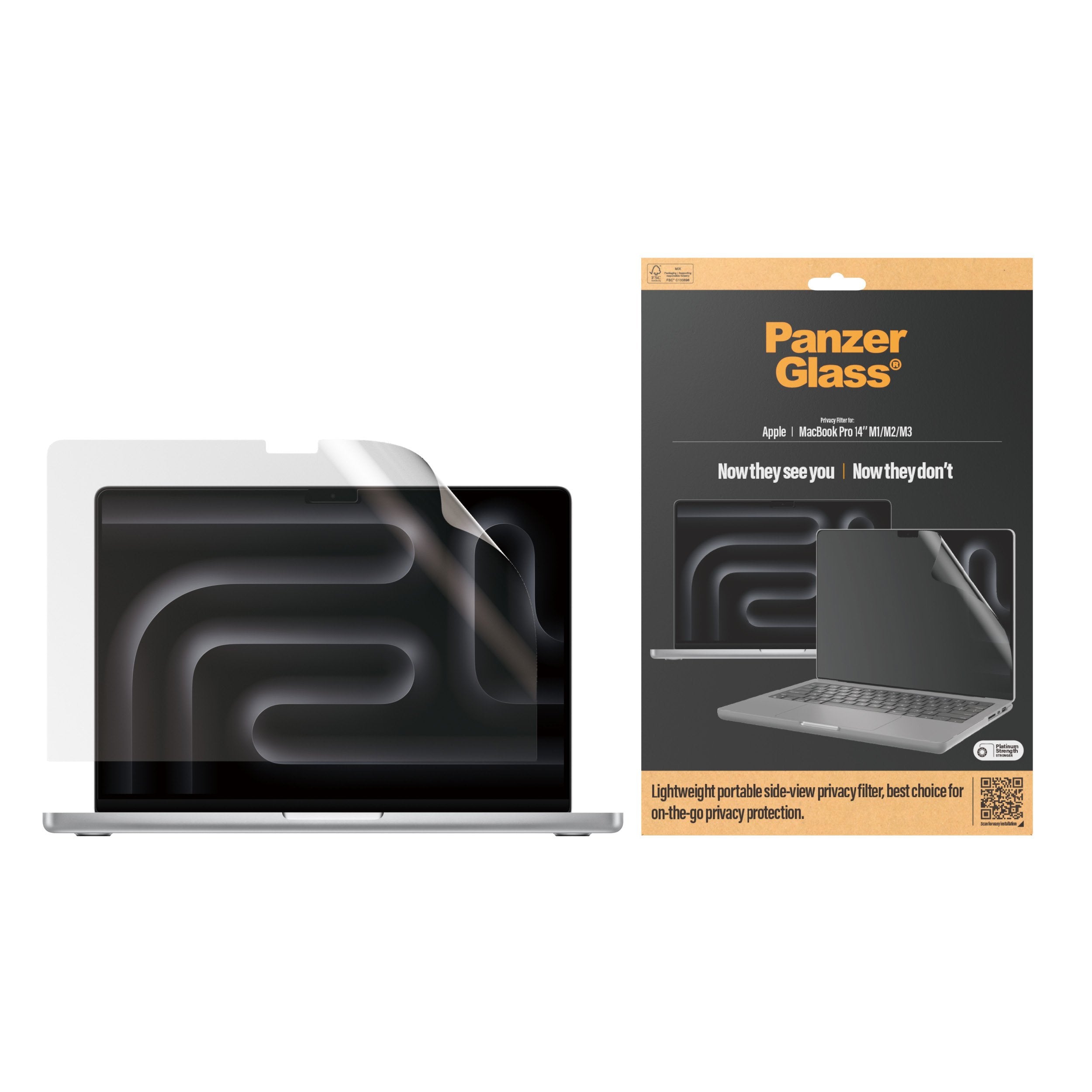 EAN 5711724005398 - PanzerGlass ® Privacy Filter MacBook Pro 14" | M1 | M2 | M3 | M4 Protector de pantalla Apple 1 pieza(s) imagen 2
