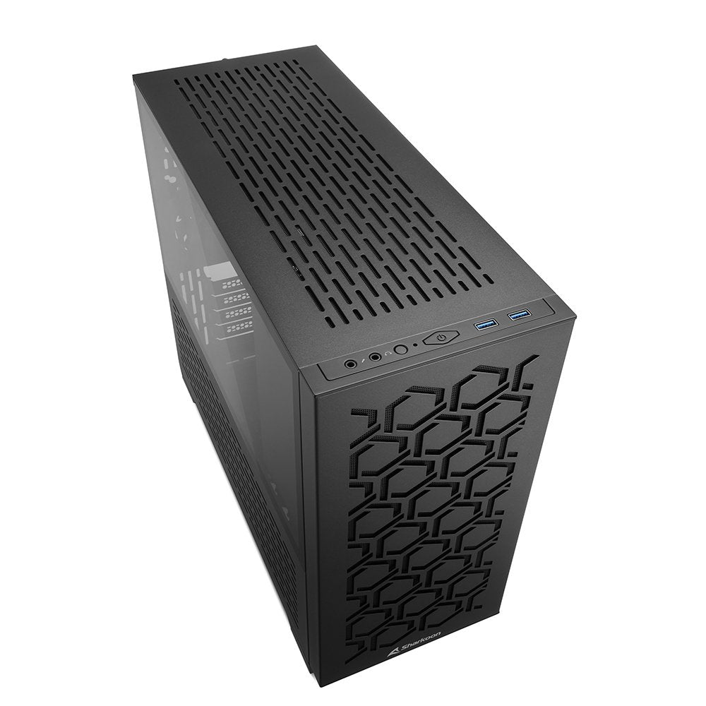 Caja Pc Sharkoon Ms-Y1000 Matx 2xusb3.0 Negro