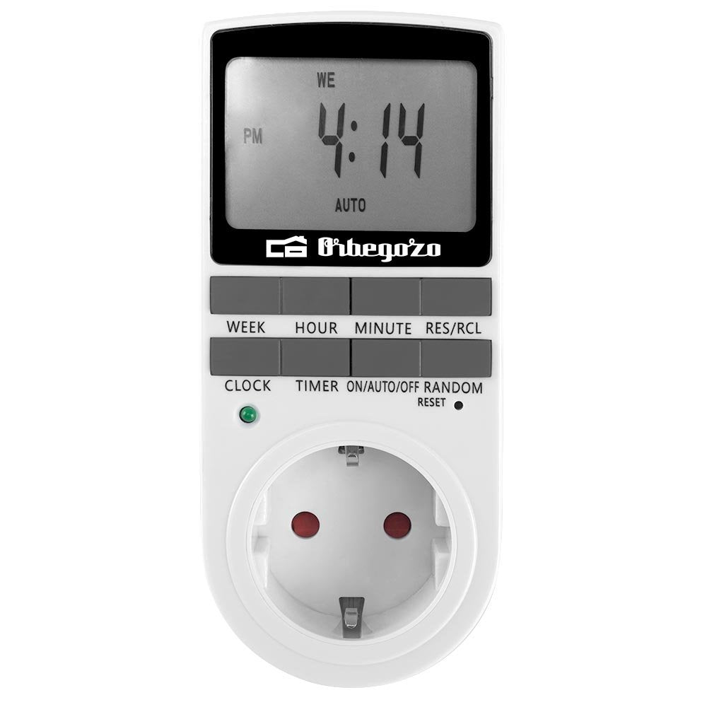 EAN 8435568400863 - Orbegozo PG 25 contador eléctrico Negro, Blanco Programador eléctrico diario/semanal imagen 2