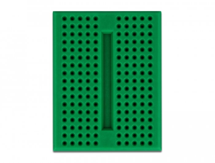 Experimentier-Mini Steckbrett 170 Kontakte Grün