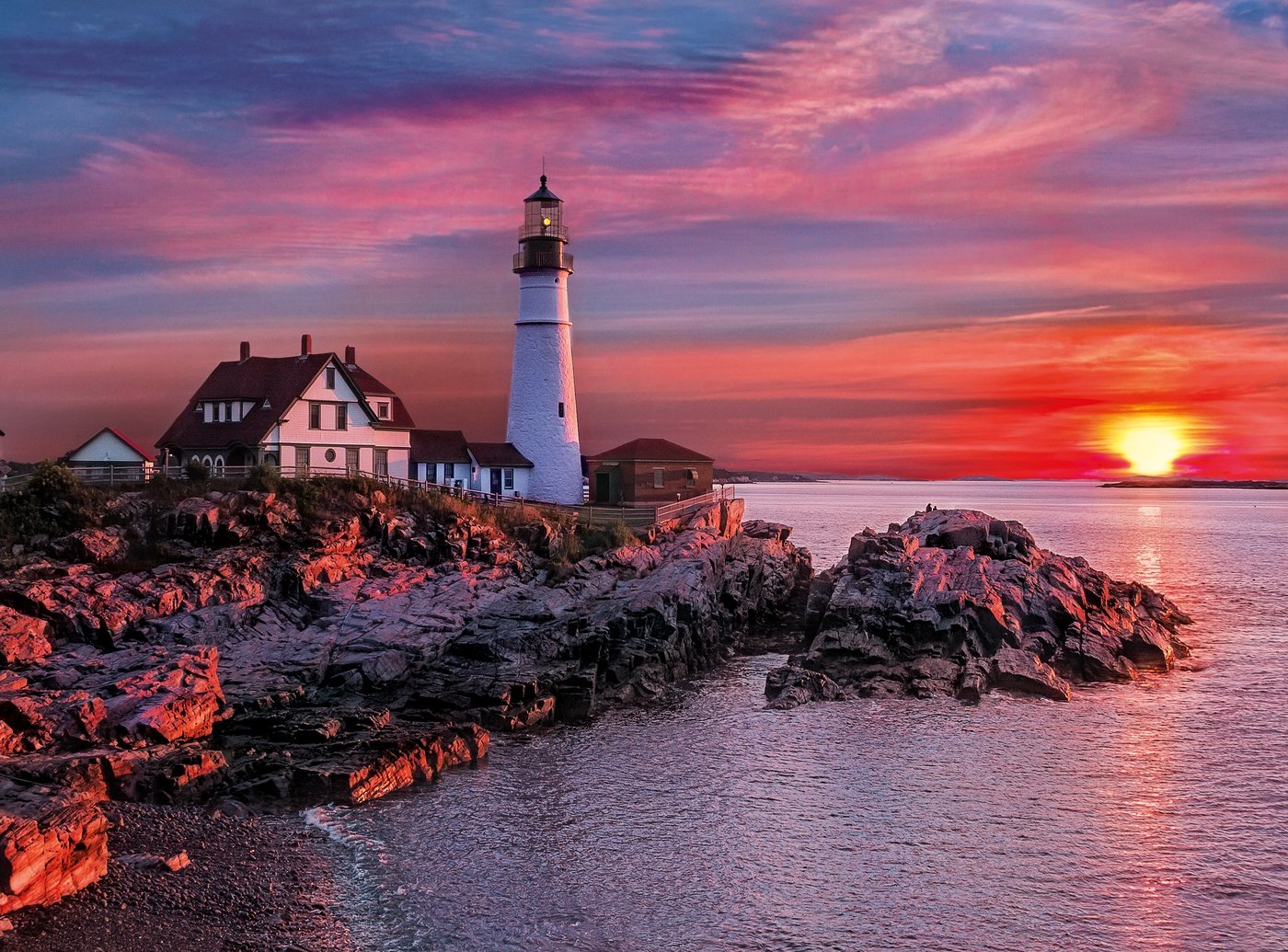 Puzzle Faro De Portland 500pzs