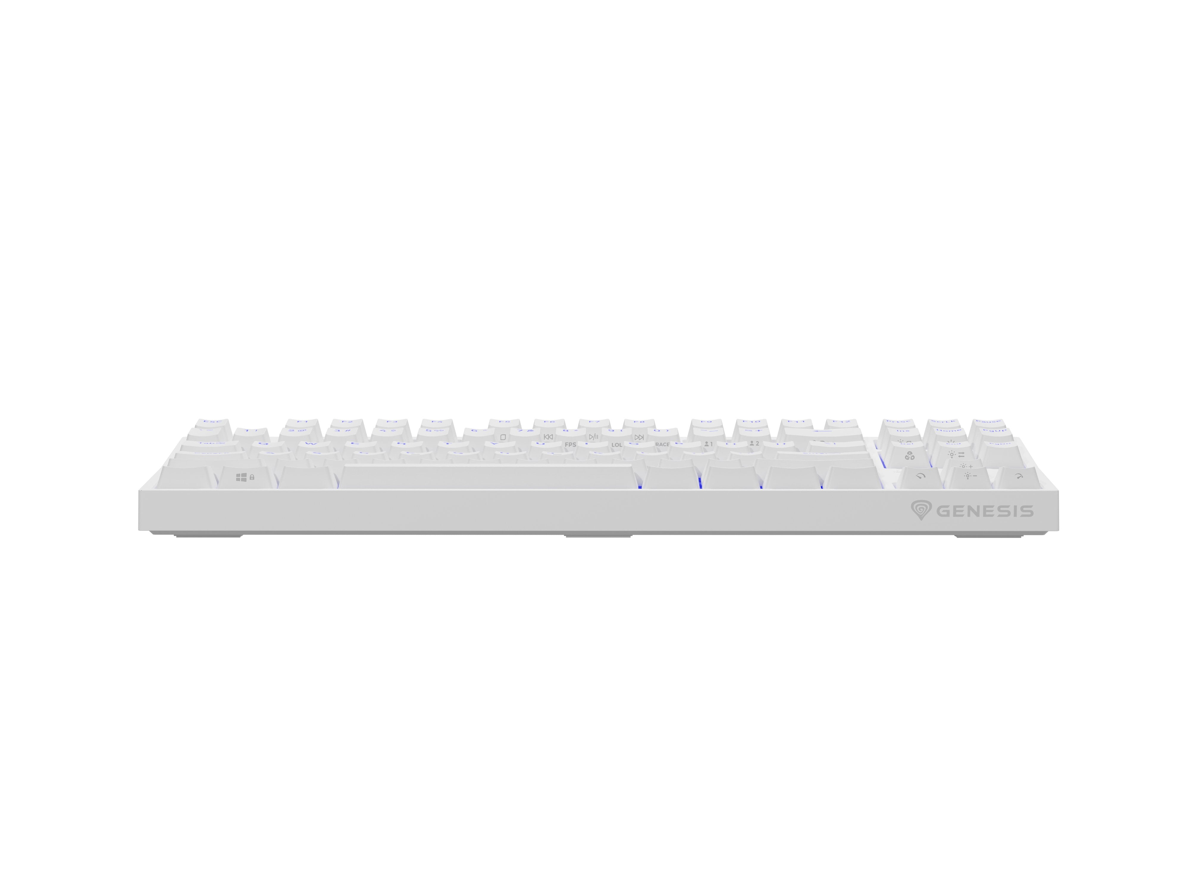 EAN 5901969443226 - GENESIS Thor 404 TKL teclado Juego USB QWERTY Internacional de EE.UU. Blanco imagen 11