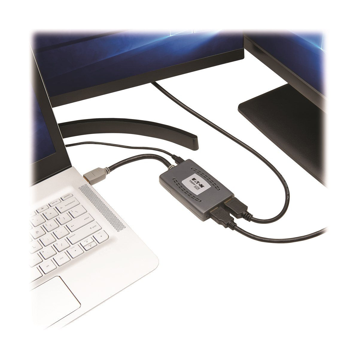 Eaton Tripp Lite 2-Port Hdmi Splitter 4k @ 60 Hz 4:4:4 Multi-Resolution Support Hdr Hdcp 2.2 Usb Powered Taa