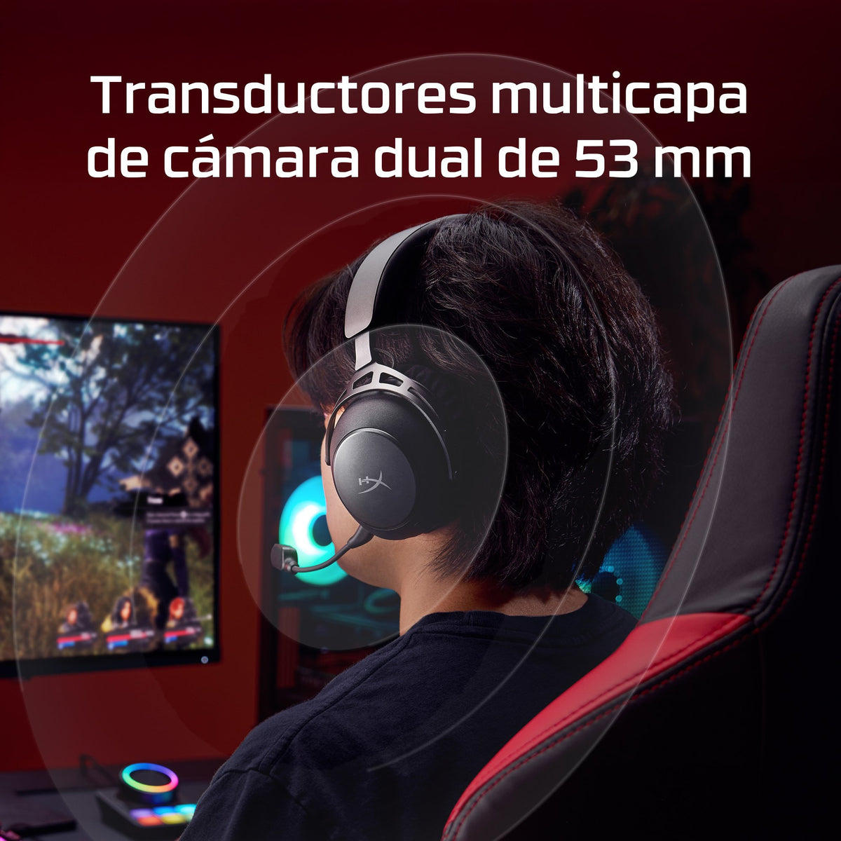 EAN 0198701216179 - HyperX Cloud Alpha 2 Inalámbrico Diadema Juego Bluetooth Negro imagen 9