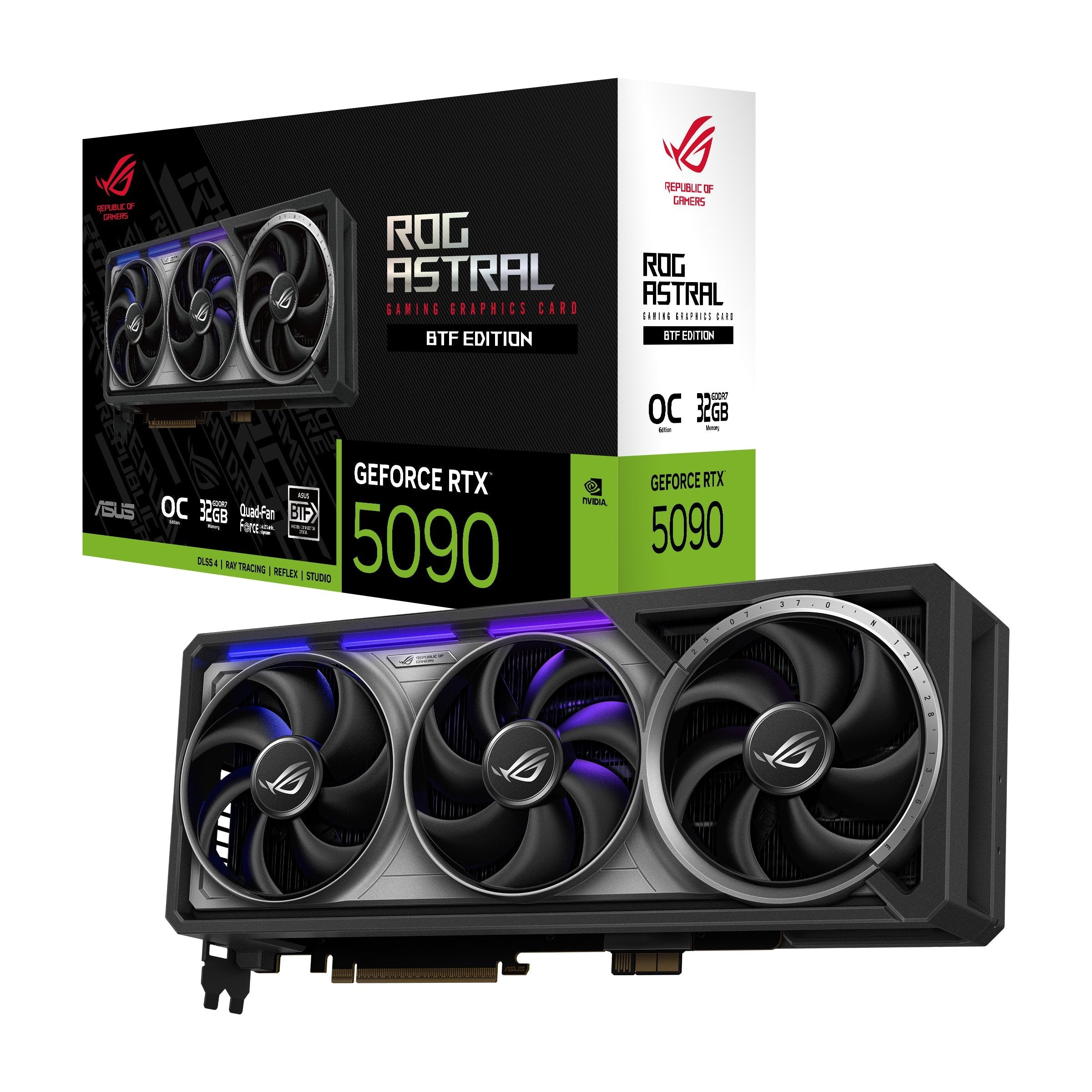 Tarjeta Grafica Asus Rog Astral Rtx 5090 O32g Btf Gaming