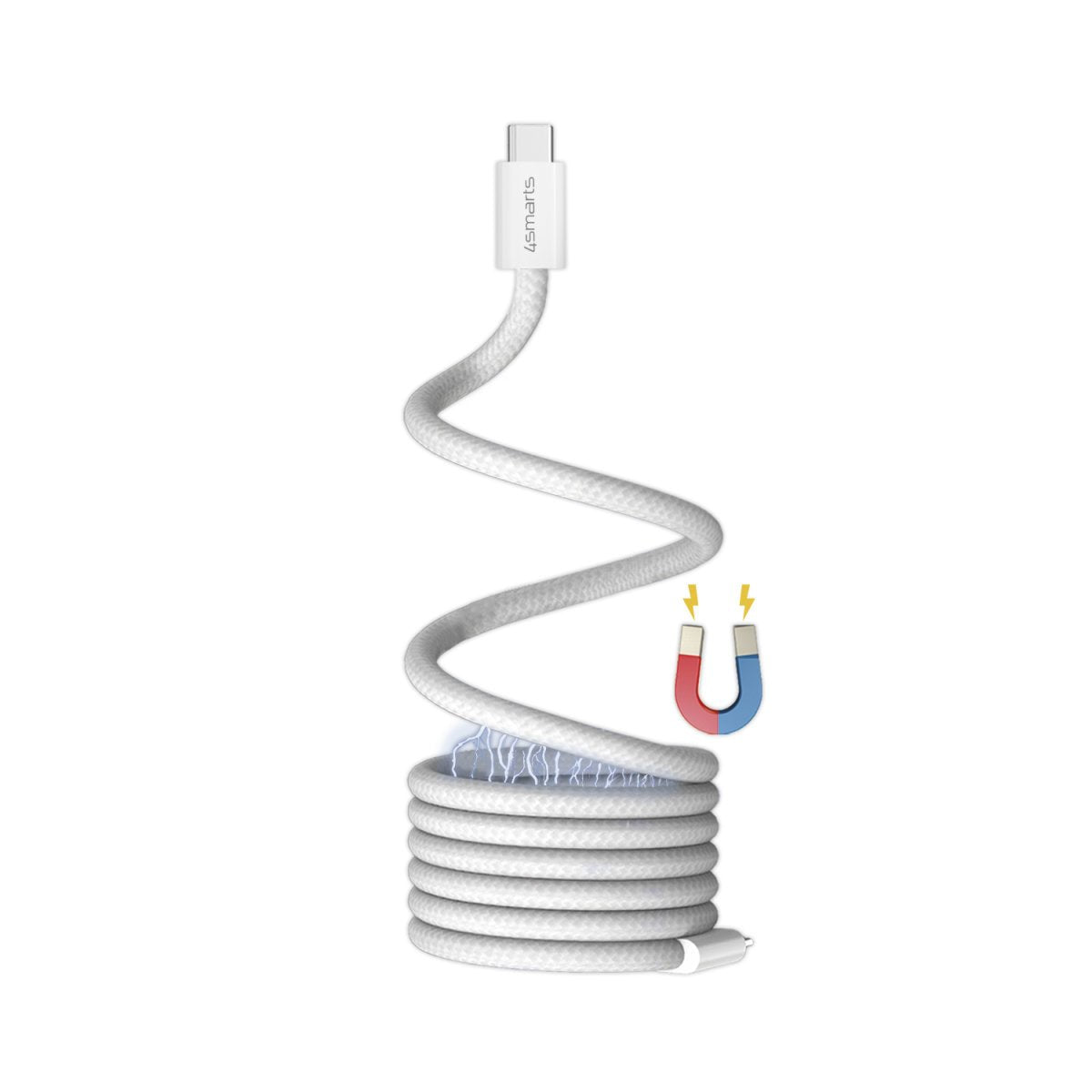 Cable 4smarts 541012 Usb 1,5 M Usb C Blanco