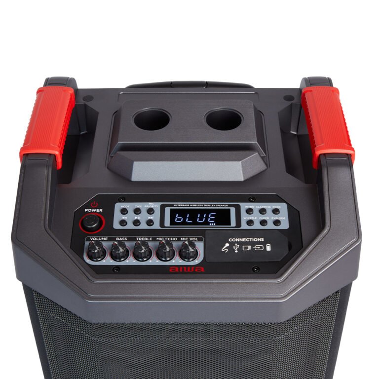 Altavoz Trolley Aiwa Kbtus 710 90w Rms Con Karaoke