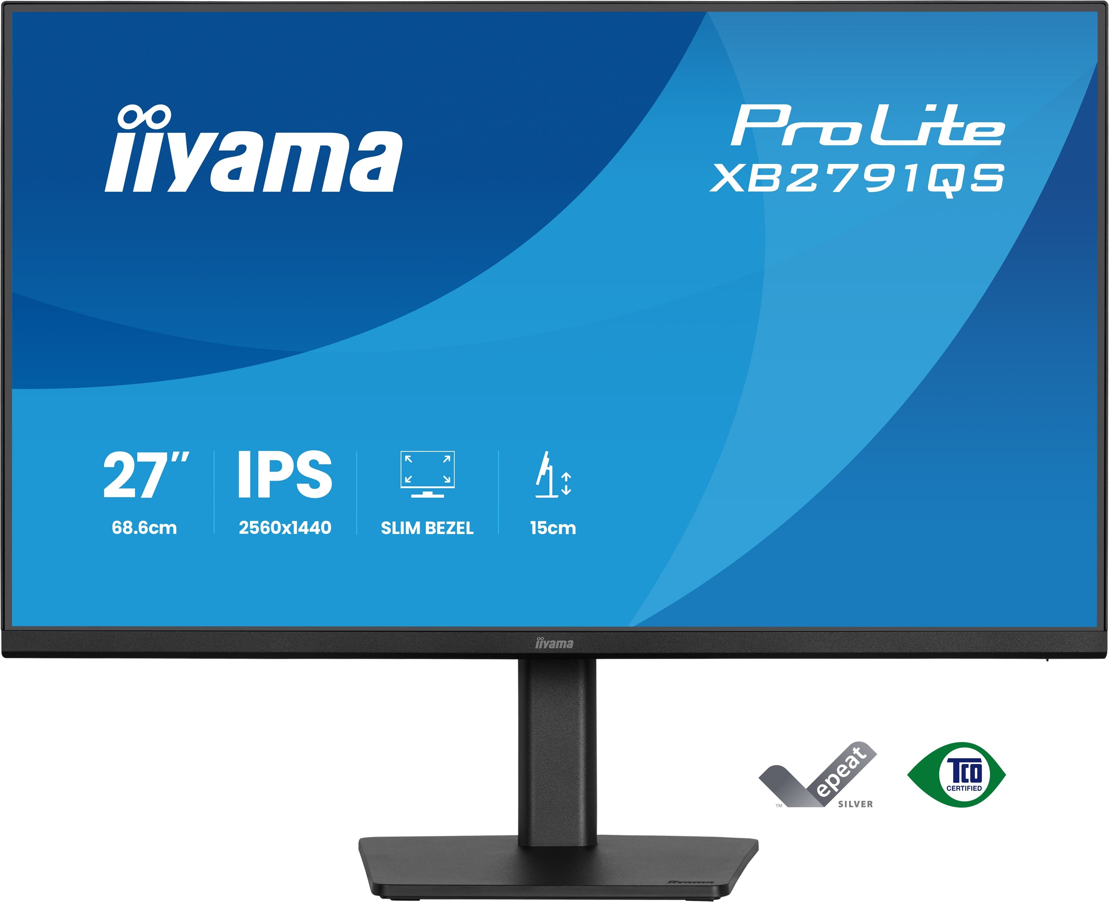 Monitor Iiyama 27" Ips, 4-Side Slim Bezel 2560x1440 75hz