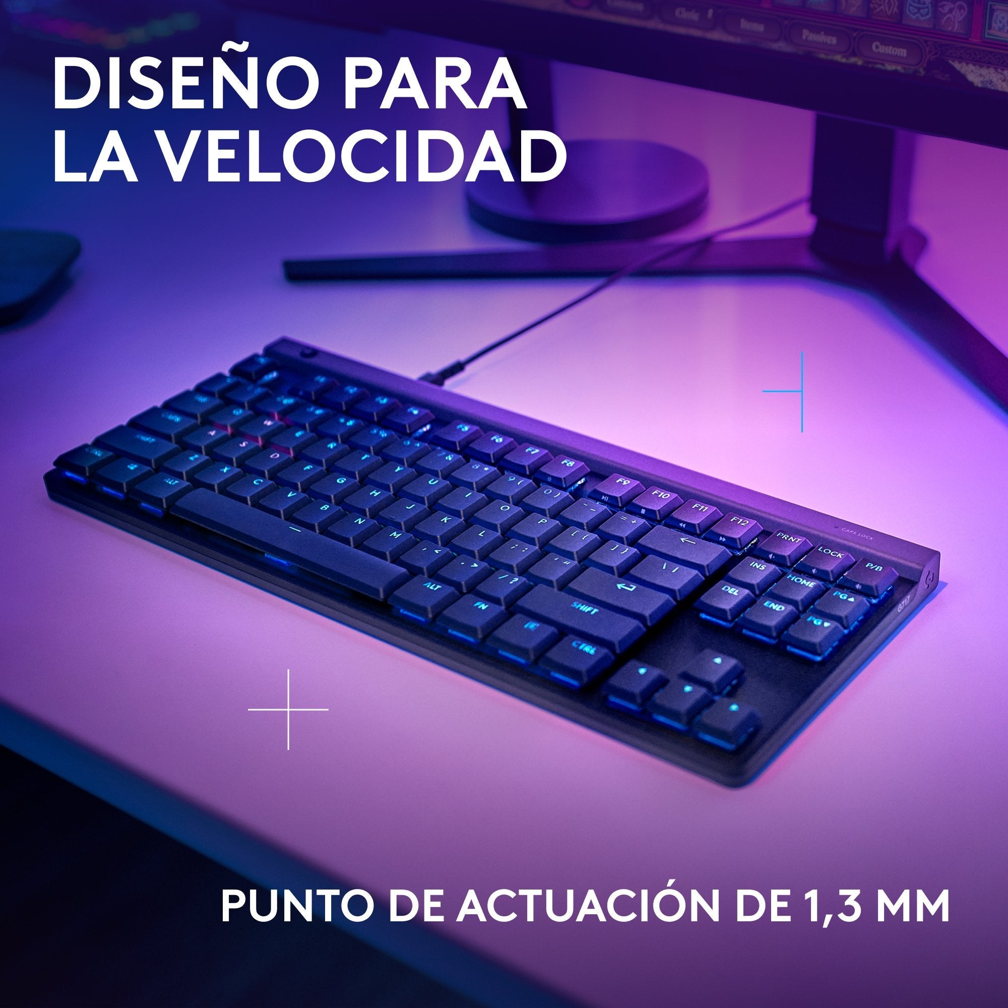 EAN 5099206123236 - Logitech G 920-012891 teclado Juego USB QWERTY Español Negro imagen 3
