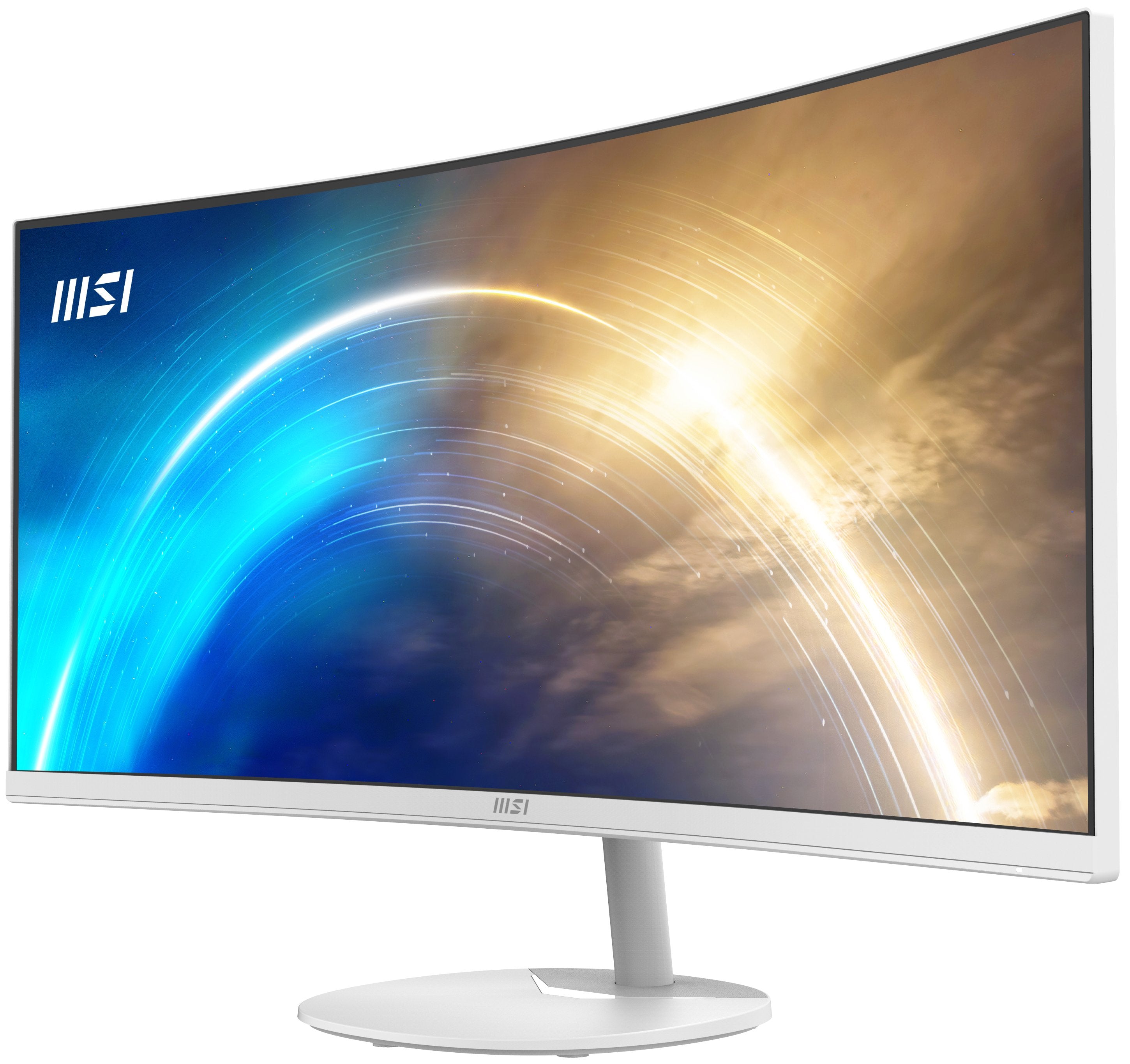 Monitor Msi Pro Mp341cqwde Led 34 " Blanco, Wqhd, Va, Curvo, Panel 100hz 9s6-3pb2ct-010