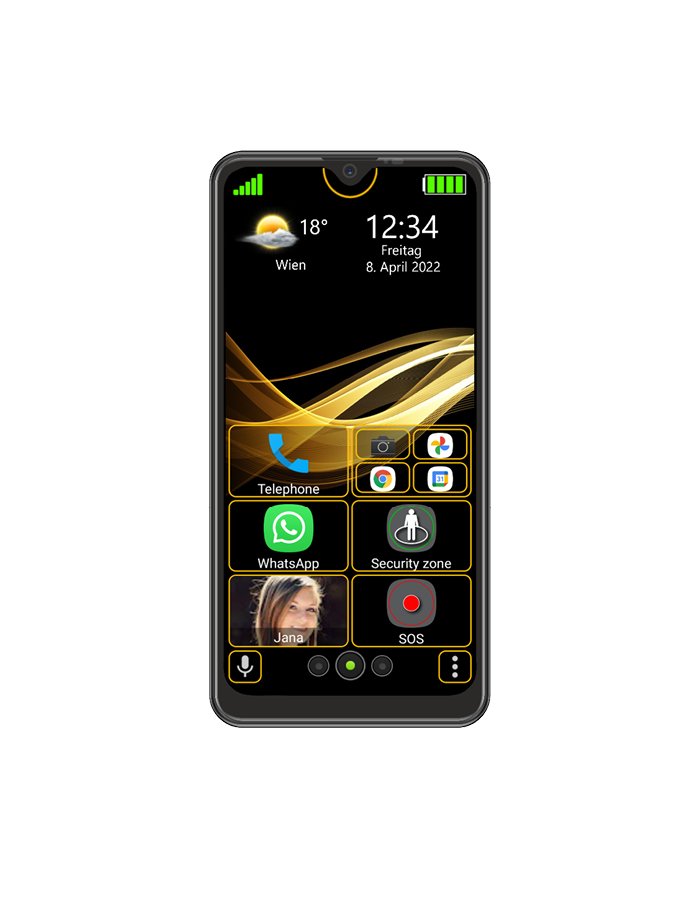 EAN 9120042778123 - Beafon M6s plus 15,9 cm (6.26") SIM doble Android 10 4G USB Tipo C 3 GB 32 GB 4000 mAh Negro imagen 3
