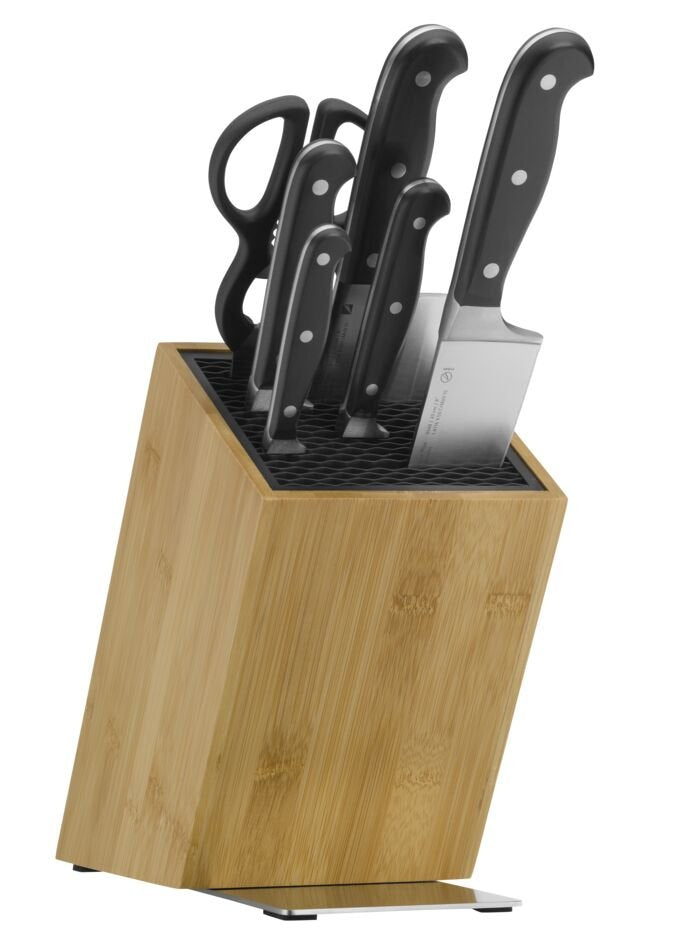 Wmf 1893854500 Messerblock Unbepiezast, Bambus Hell