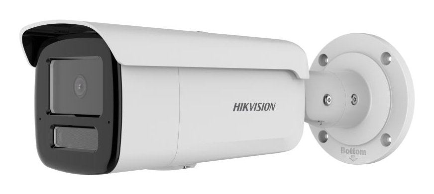 Hikvision Ds-2cd2t43g2-2li(2.8mm) Cámara De Red Bullet Fija De 4 Mp Con Acusense Y Luz Híbrida Inteligente