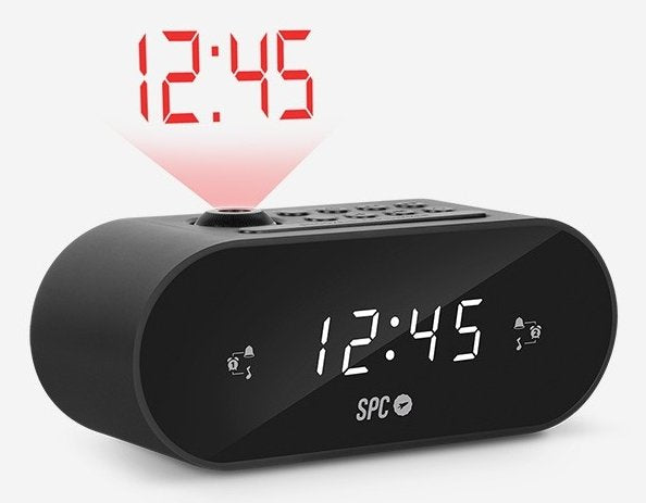 EAN 8436542858656 - SPC Frodi Max Reloj despertador digital Negro imagen 1