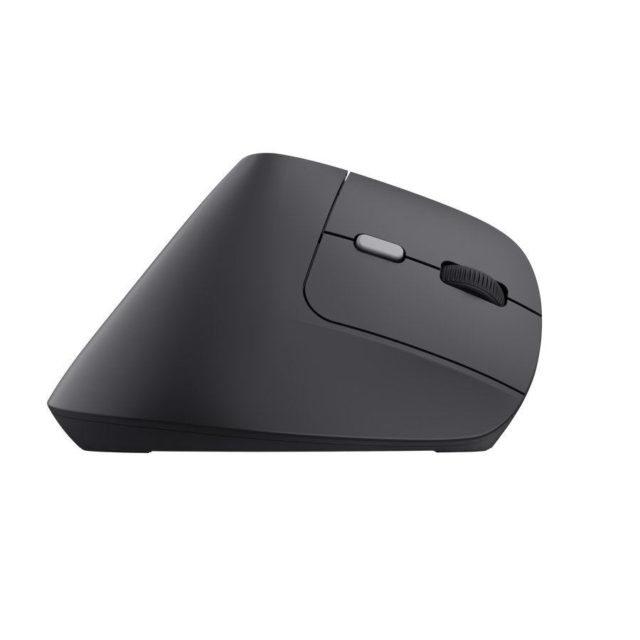Ratón Trust Yuno Vertical Inalámbrico - Ergonómico - Recargable - Negro