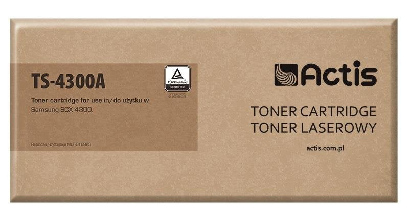 Tóner Actis Ts-4300a (Reemplazo Samsung Mlt-D1092s - Estándar - 2000 Páginas - Negro)