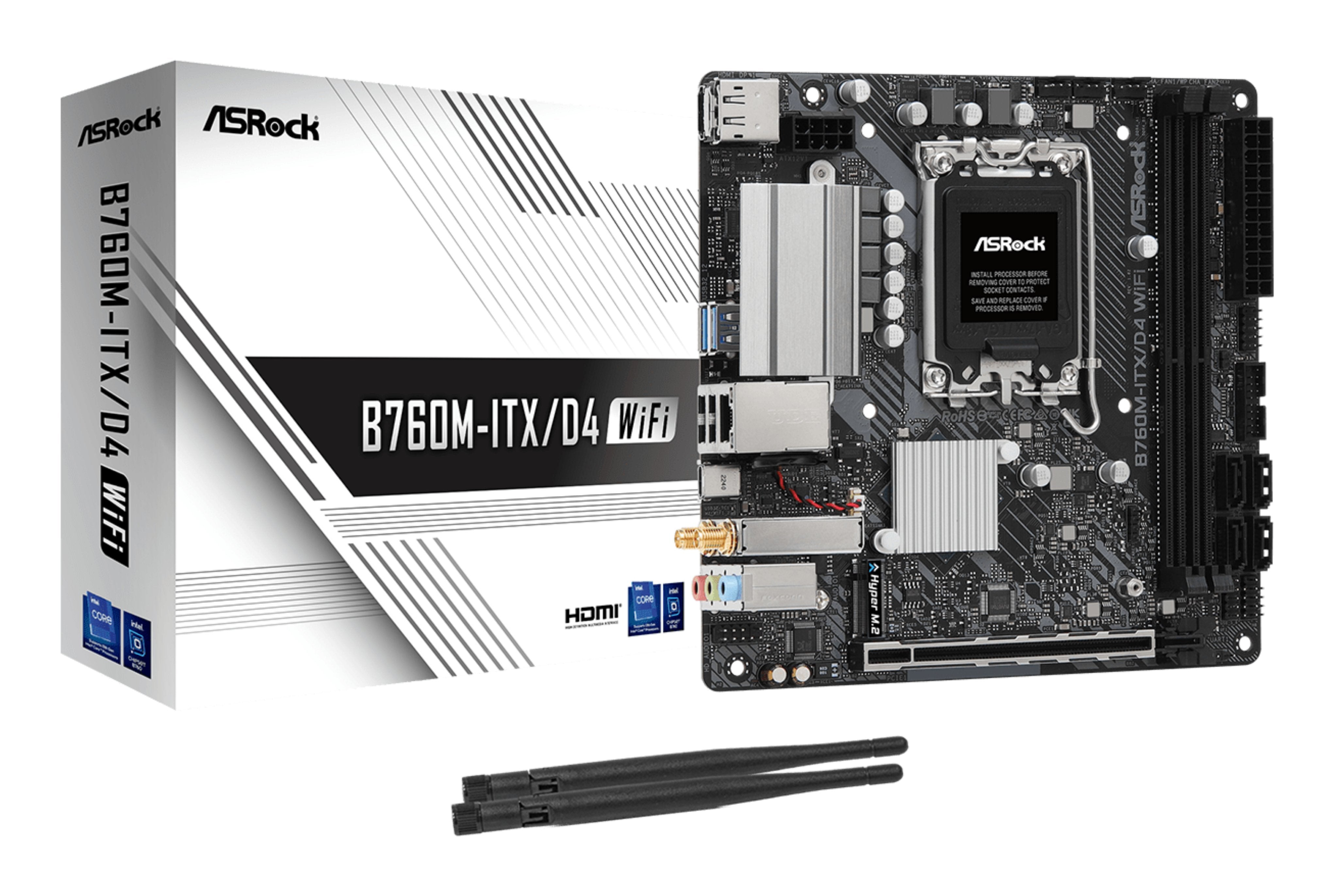 EAN 4710483942242 - Asrock B760M-ITX/D4 WiFi Intel B760 LGA 1700 mini ITX imagen 1