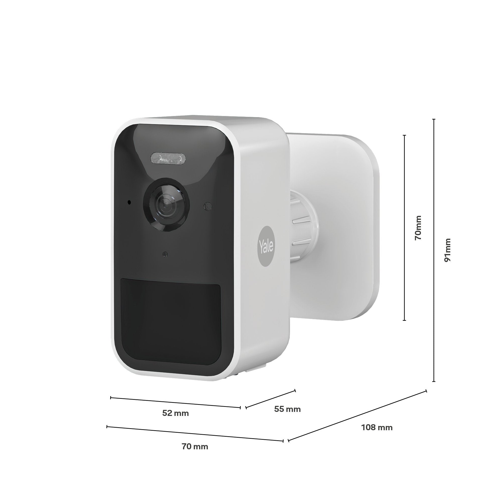 EAN 5052847126103 - Yale SV-OC-1A-W cámara de vigilancia Cubo Cámara de seguridad IP Interior y exterior 1080 x 1920 Pixeles imagen 3