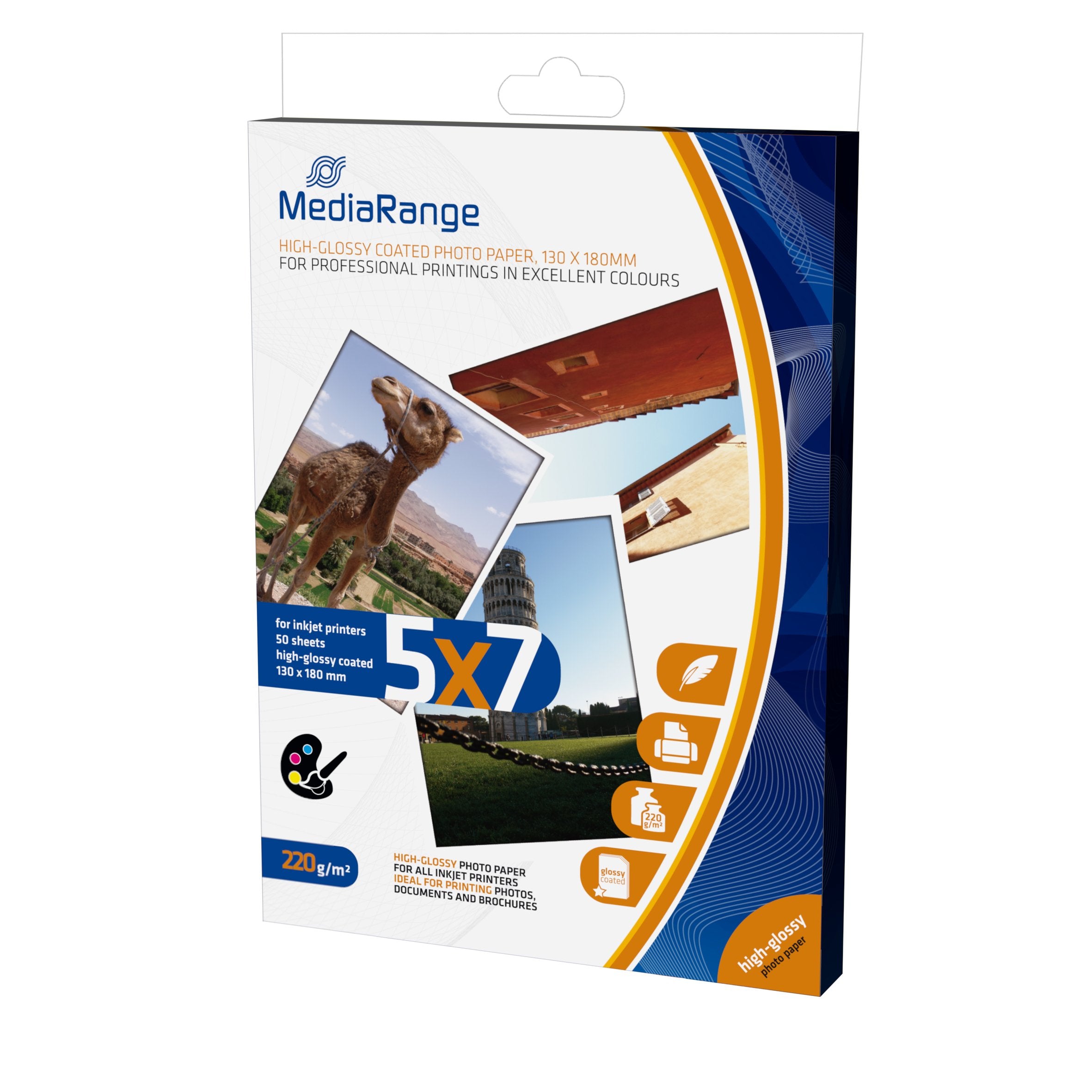 EAN 4260283119035 - MediaRange MRINK114 papel fotográfico Blanco Brillo imagen 1