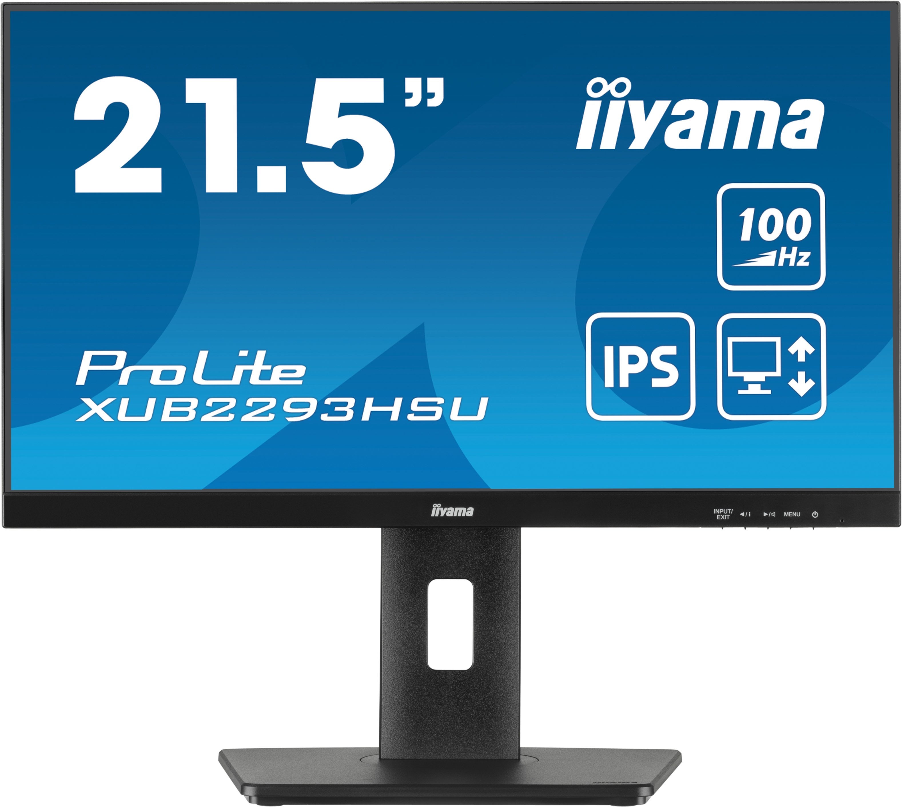 EAN 4948570124572 - iiyama ProLite XUB2293HSU-B7 pantalla para PC 54,6 cm (21.5") 1920 x 1080 Pixeles Full HD LED Negro imagen 2