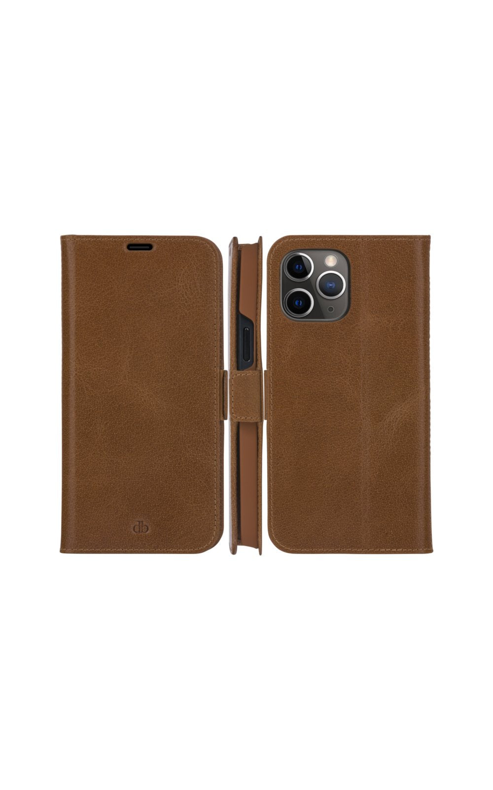 Dbramante1928 Copenhagen Slim - Flip-Hlle Fr Mobiltelefon - Genarbtes Leder - Hellbraun - Fr Apple Iphone 13 Pro Max