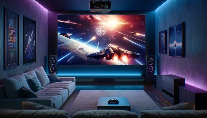 Laser Projector 4k Uhd (3840x2160) 5200 Rgb Lumen (2000 Ansilumen), Tr 1,40-2,24
