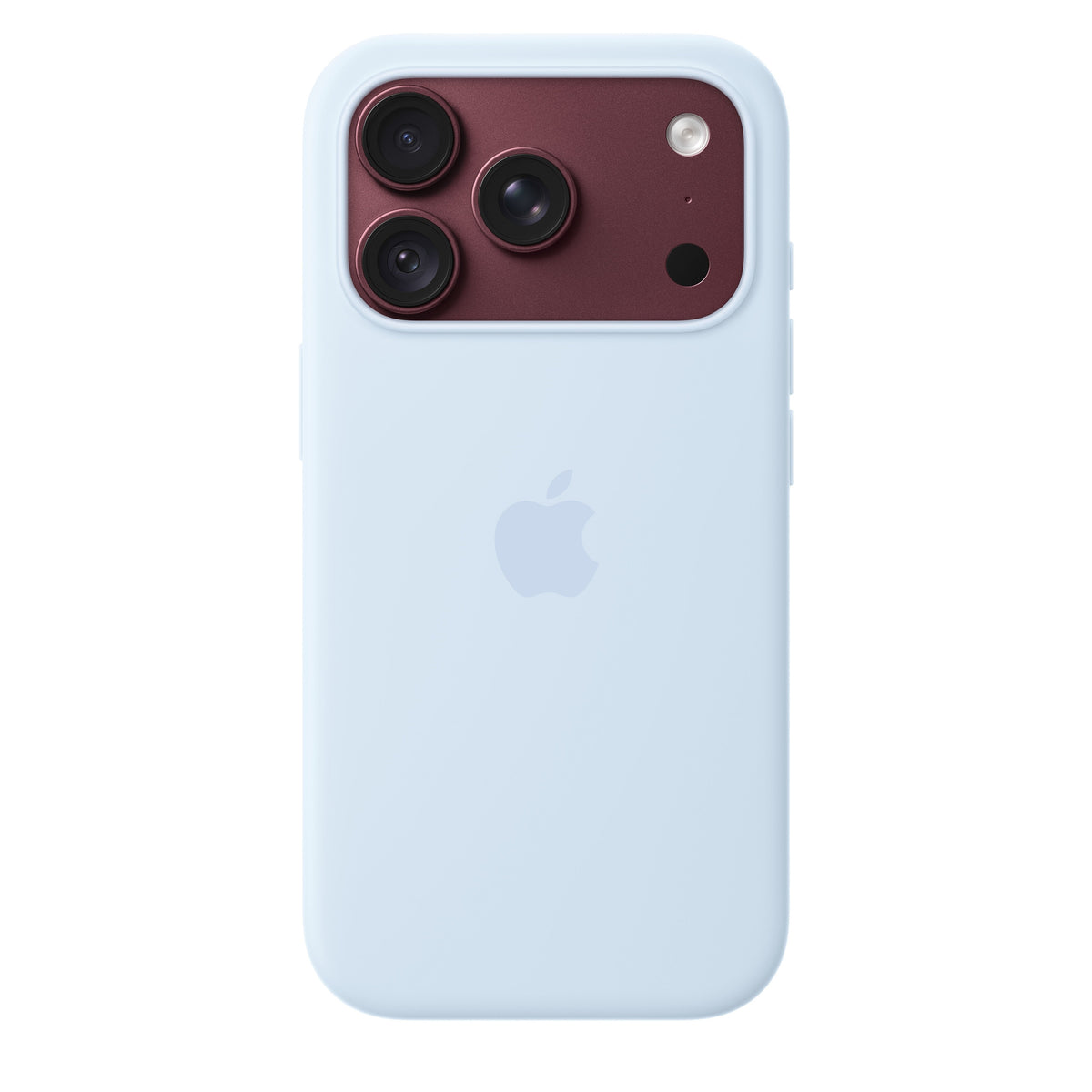 Apple Iphone 18 Pro Silicone Case With Magsafe Crisp Blue