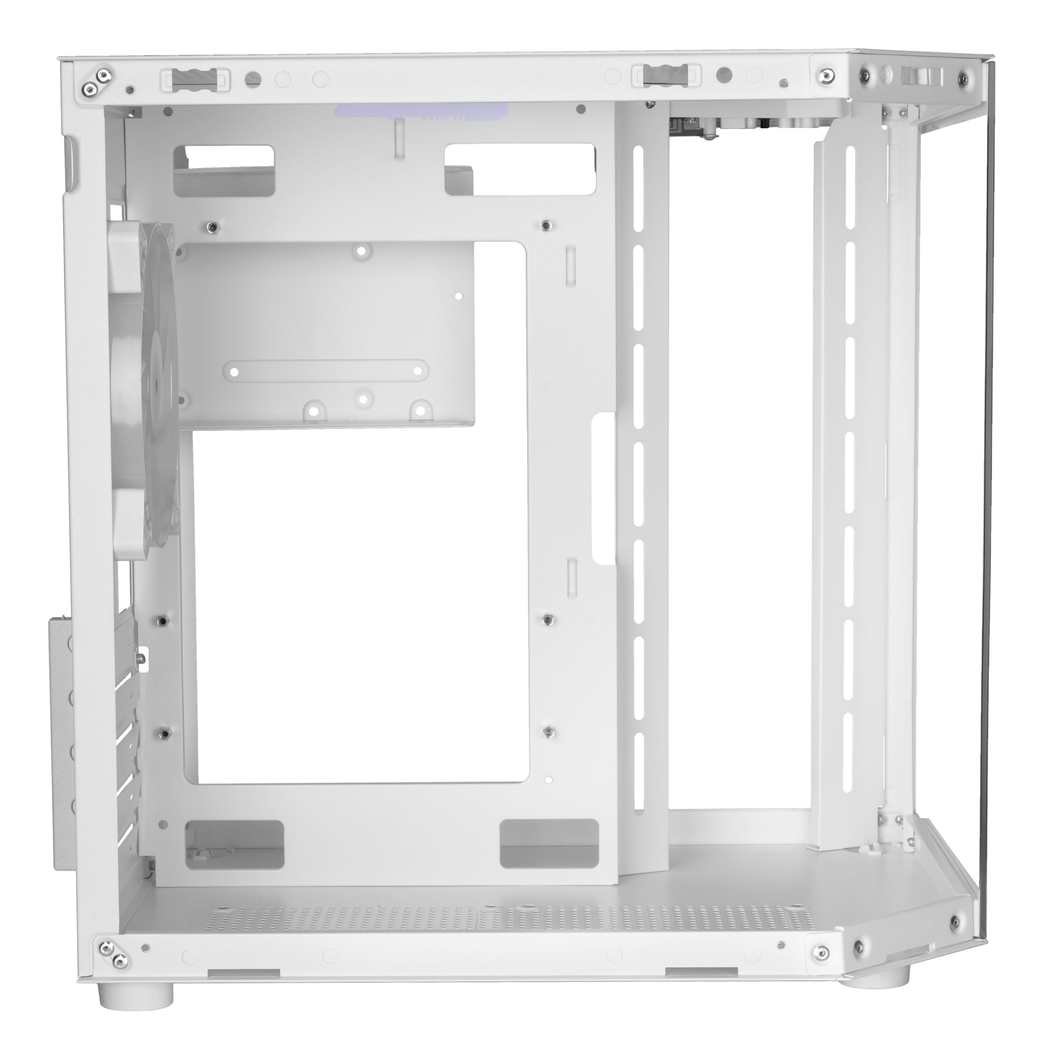 Caja Minitorre Atx Mc-3tlite Blanco Mars Gaming 337×276×342 Mm / 3.5 Kg / Cristal Templado / Rgb Fijo / Microatx - Mini-Itx / Usb3.0 + Usb2.0 / 275 Mm Vga / Hasta 7 Ventiladores