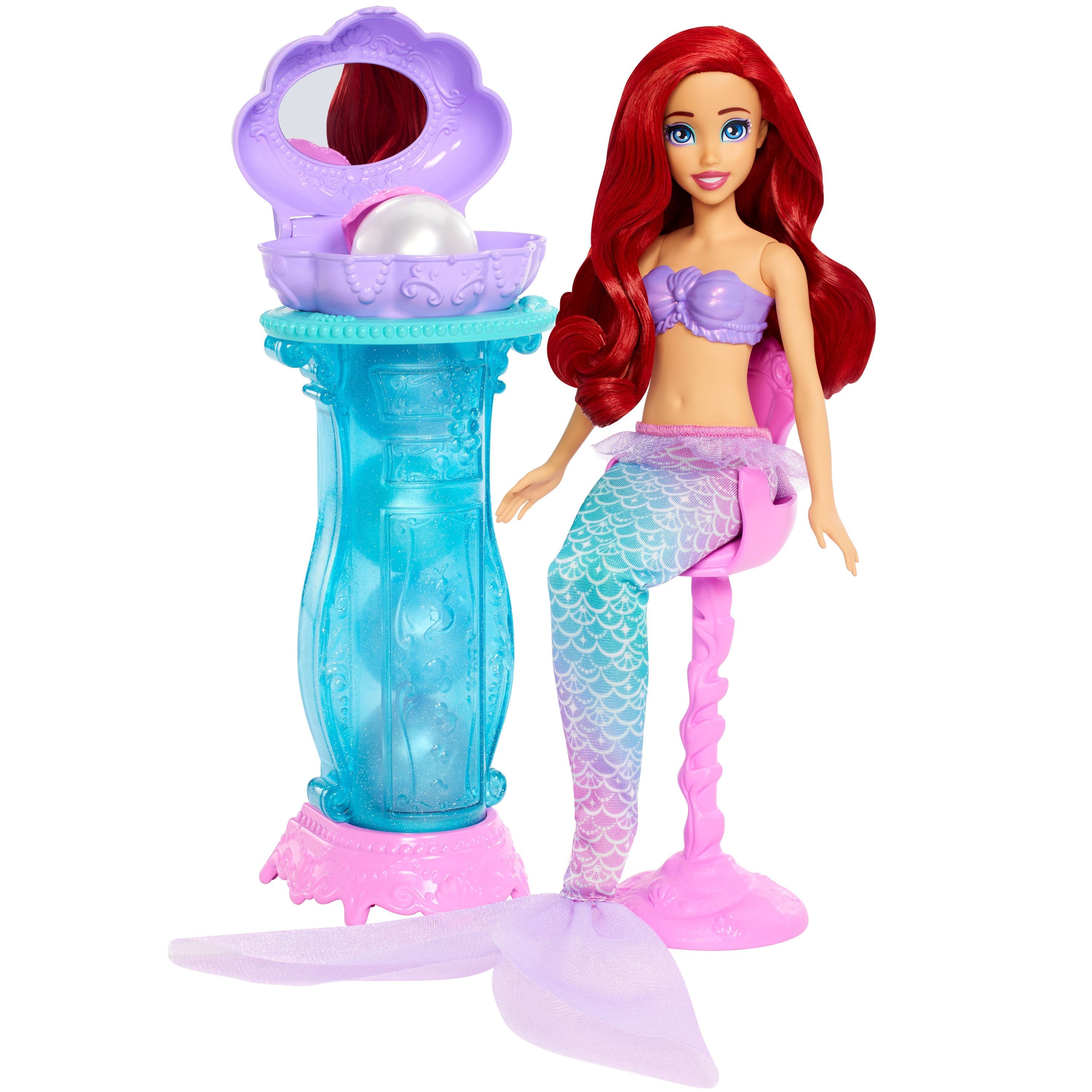 Muñeca Mattel Disney Princesa Sirena Sorpresa Jbf86