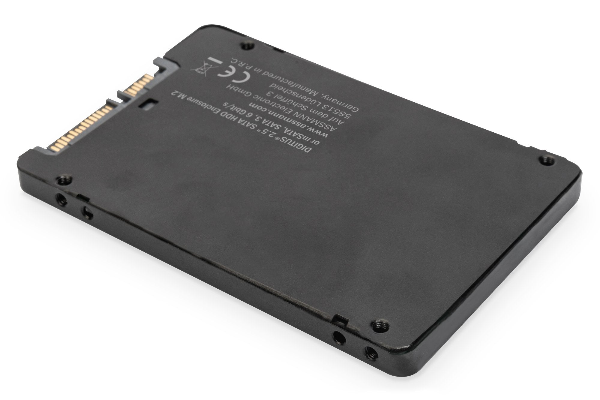 Digitus Da-71118 Caja Para Disco Duro Externo 2.5" Caja Externa Para Unidad De Estado Sólido (Ssd) Negro