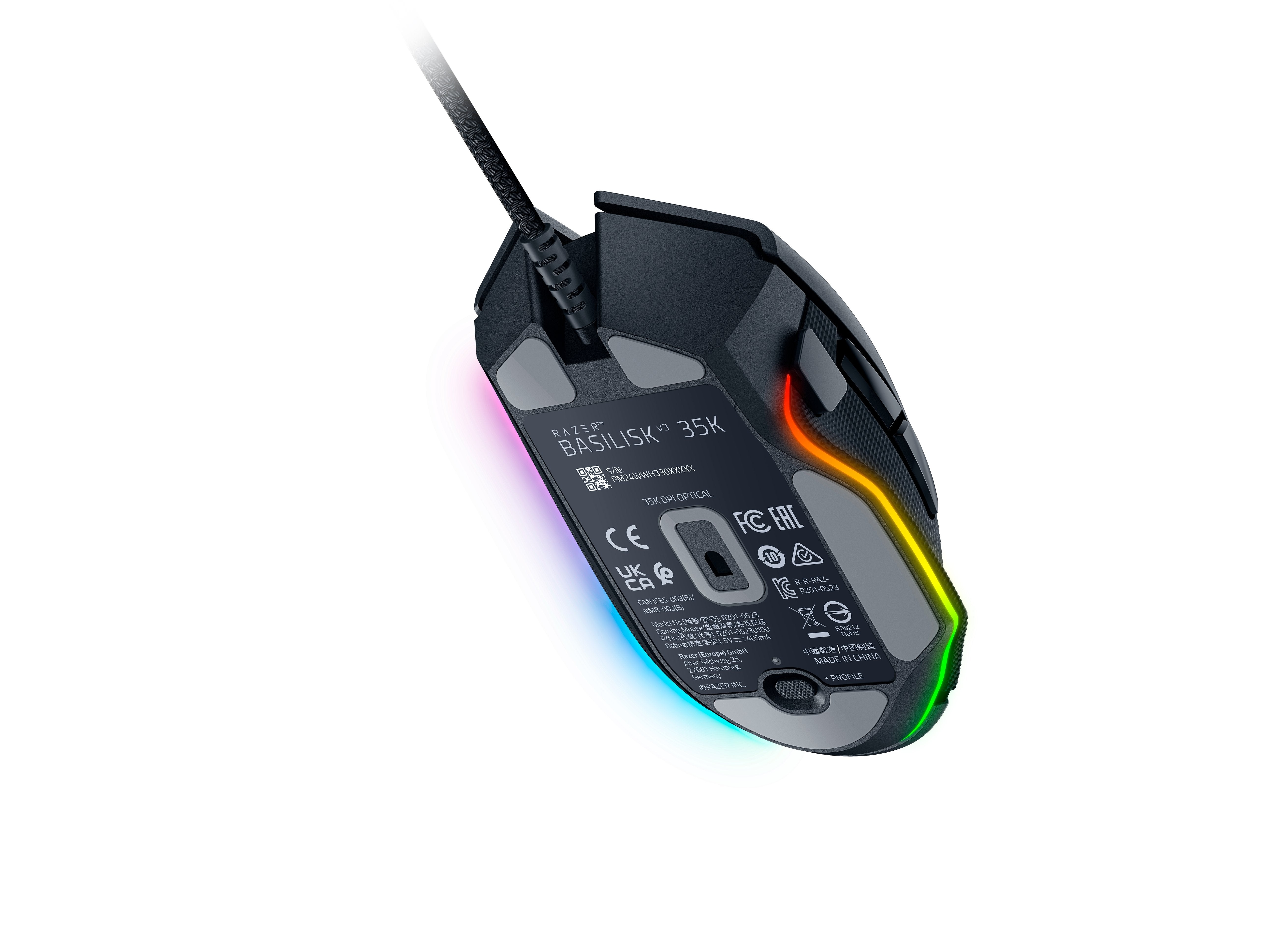 EAN 8886419334576 - Razer Basilisk V3 35K ratón Juego mano derecha Óptico 35000 DPI imagen 4