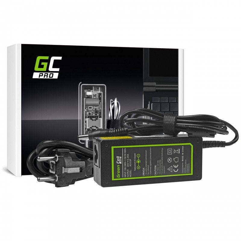Cargador Green Cell Pro 20v 3.25a 65w Para Lenovo B560 B570 G530 G550 G560 G575 G580 G580a G585 Ideapad Z560 Z570 P580