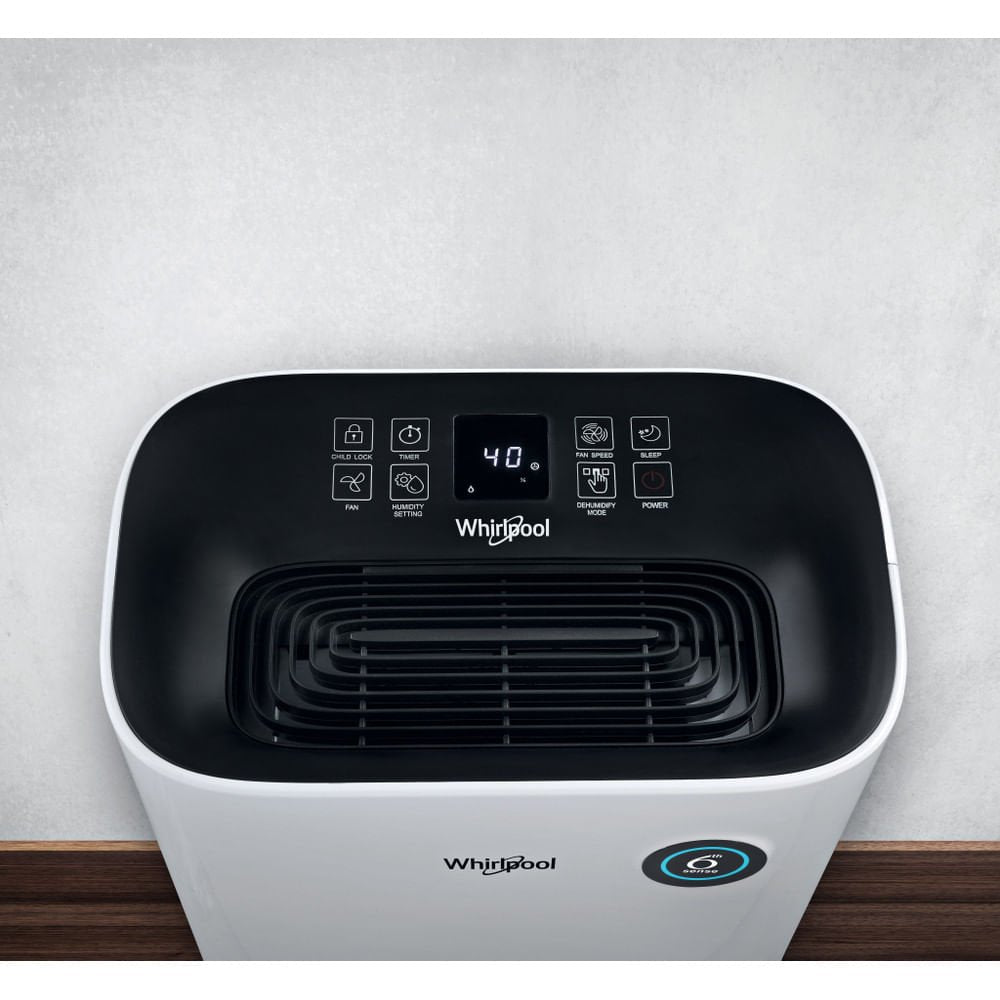 EAN 8003437607165 - Whirlpool DE20W5252 6,5 L 44 dB 420 W Negro, Blanco imagen 12